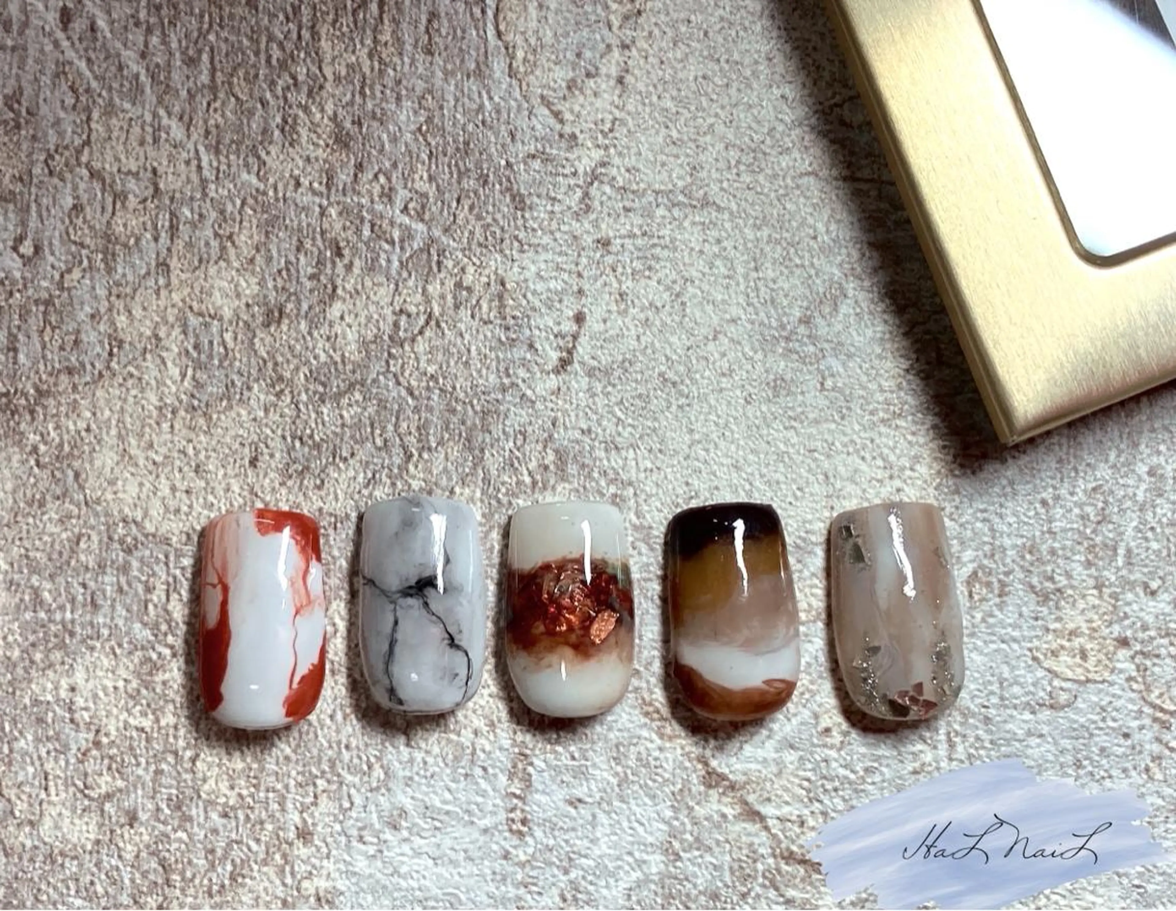 ネイル ニュアンスネイル ハンドネイル HaL NaiLのネイルデザイン