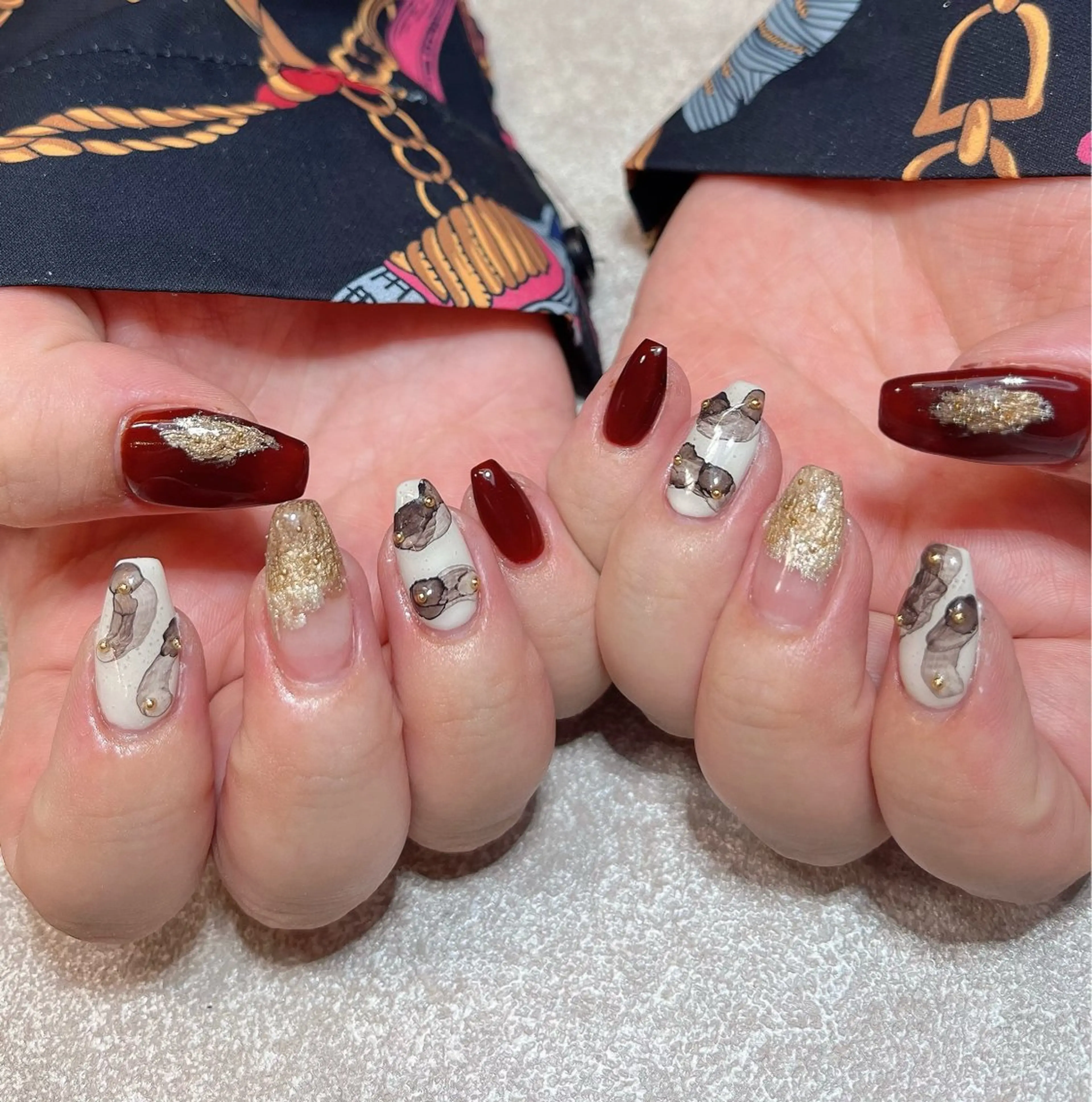 ネイル ハンドネイル LOVE NAIL 💕Sonoのネイルデザイン
