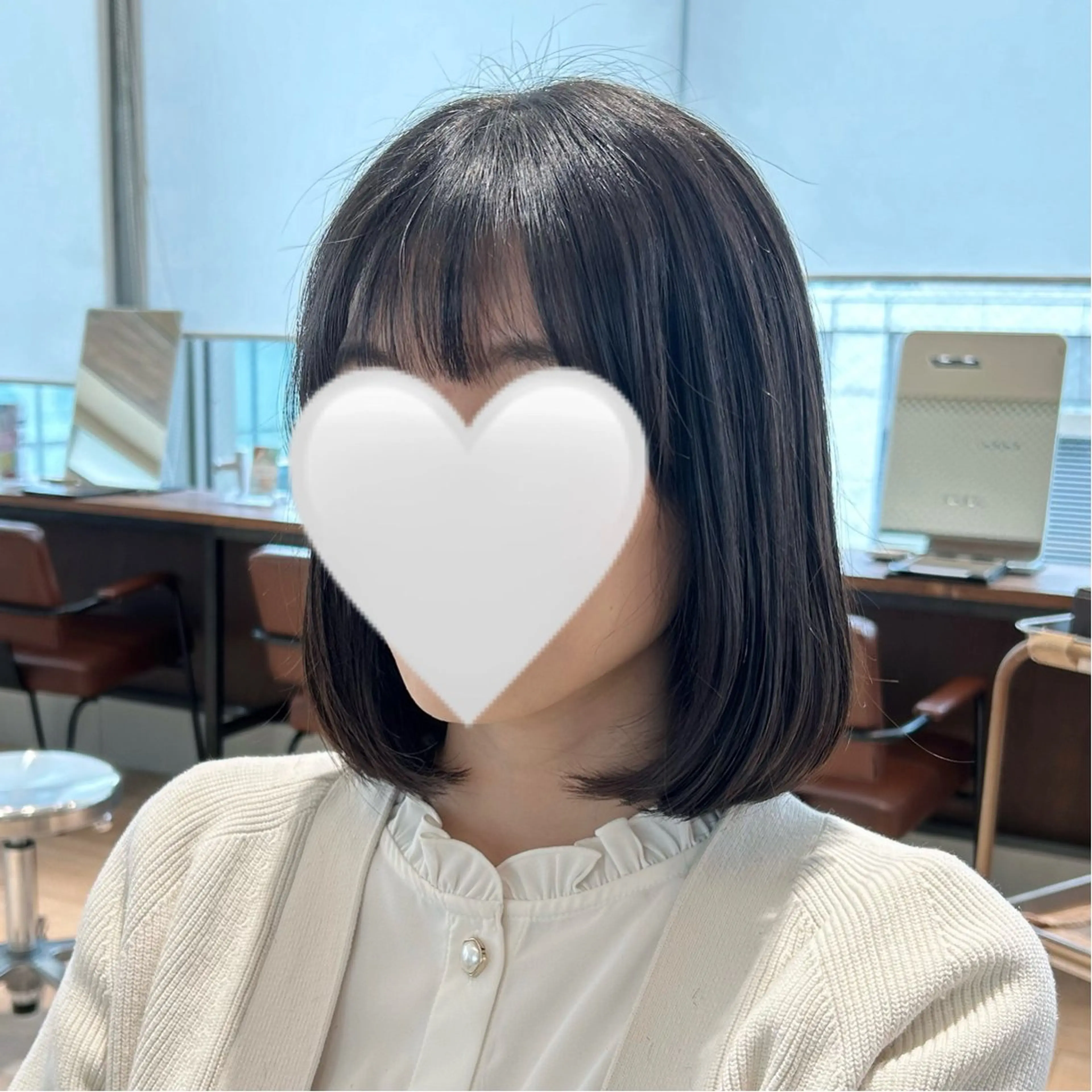 ミディアム カラー ボブ カット ヘアカラー トリートメント 髙木美緒🌿 レイヤー/アレンジのヘアスタイル