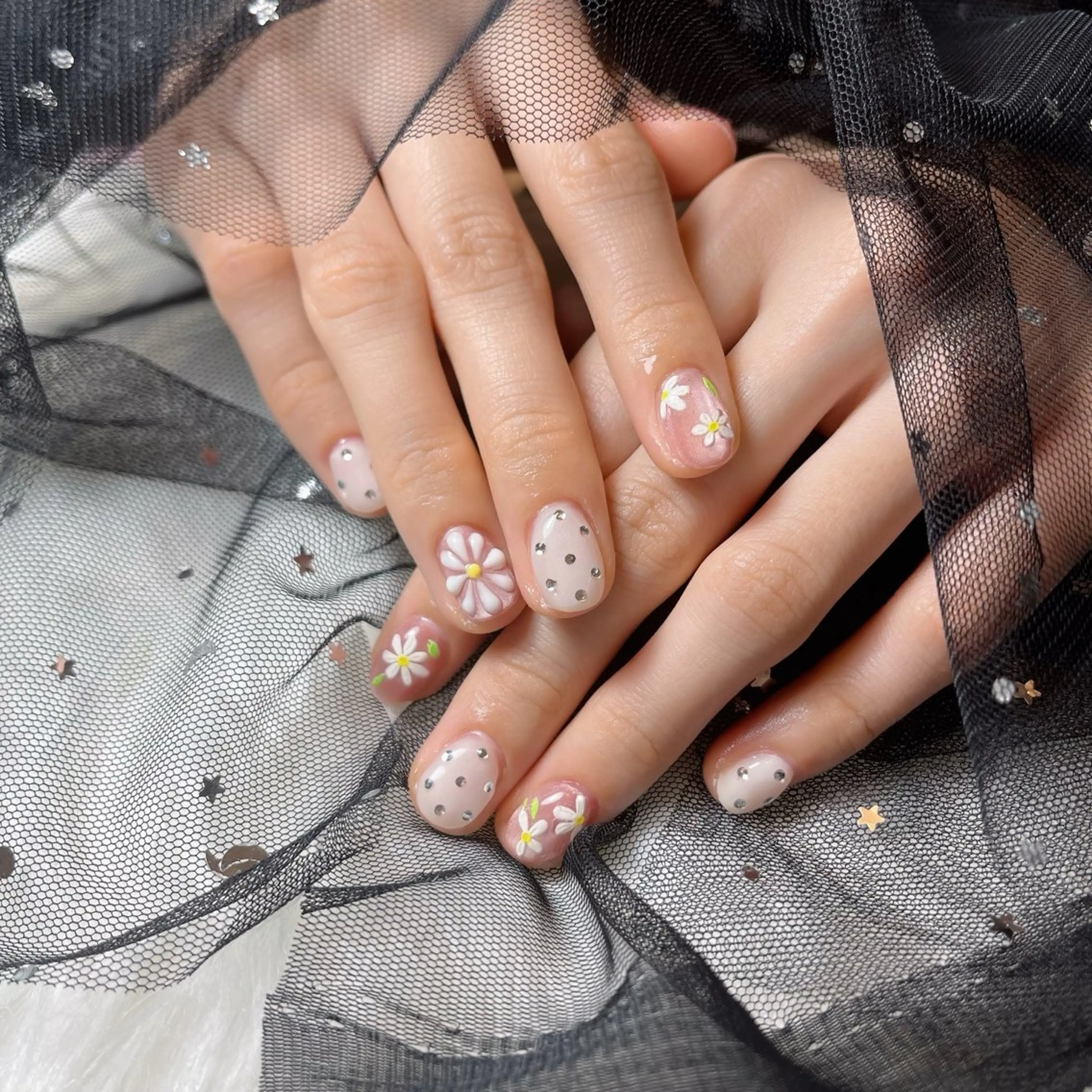 ネイル チークネイル フレンチネイル グラデーション キラキラネイル 韓国ネイル HIKARI HANA NAIL所属・HIKARIHANA NAILのその他イメージ