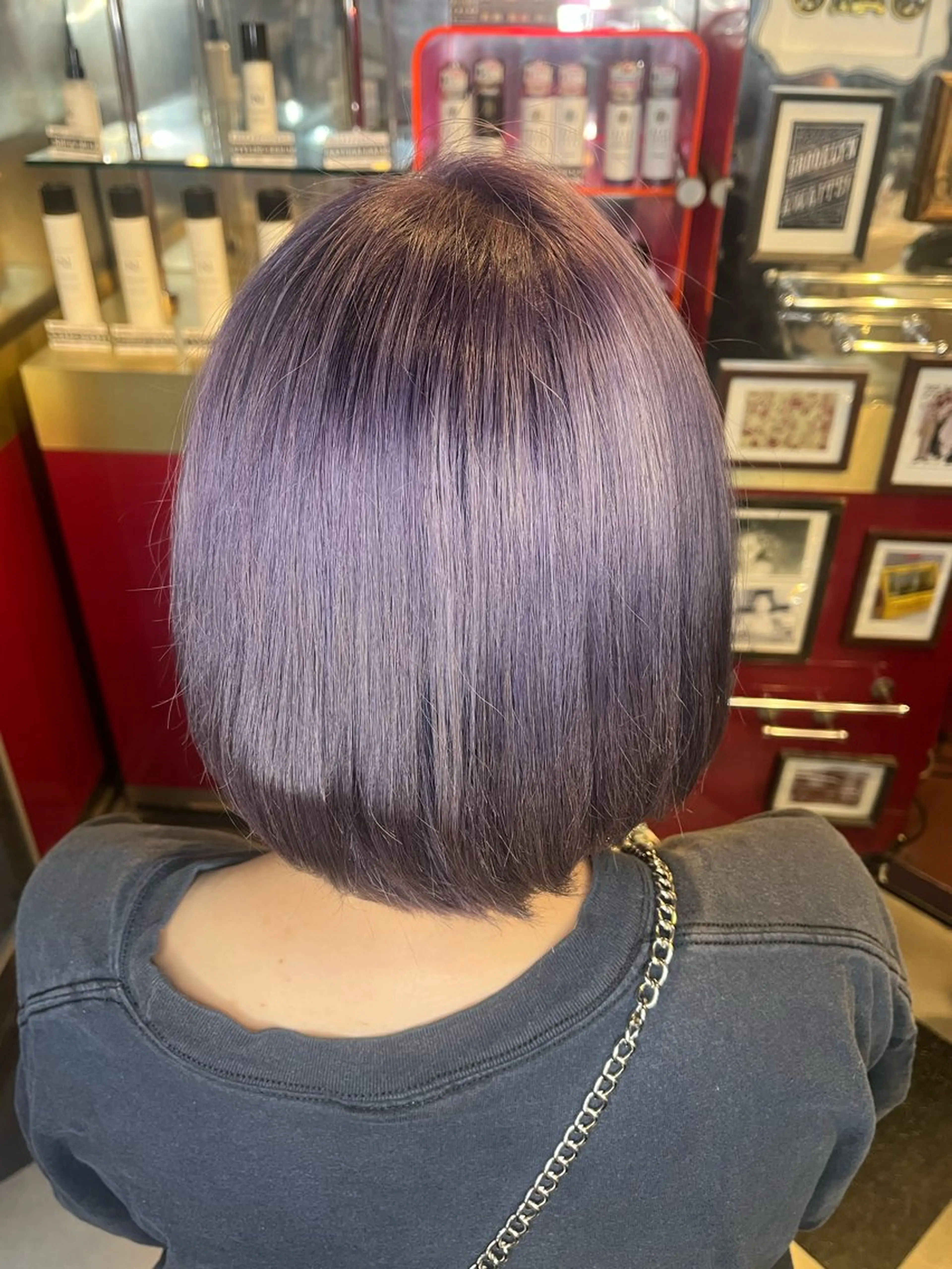 ショート カラー ダブルカラー デザインカラー/ コーンロウのヘアスタイル