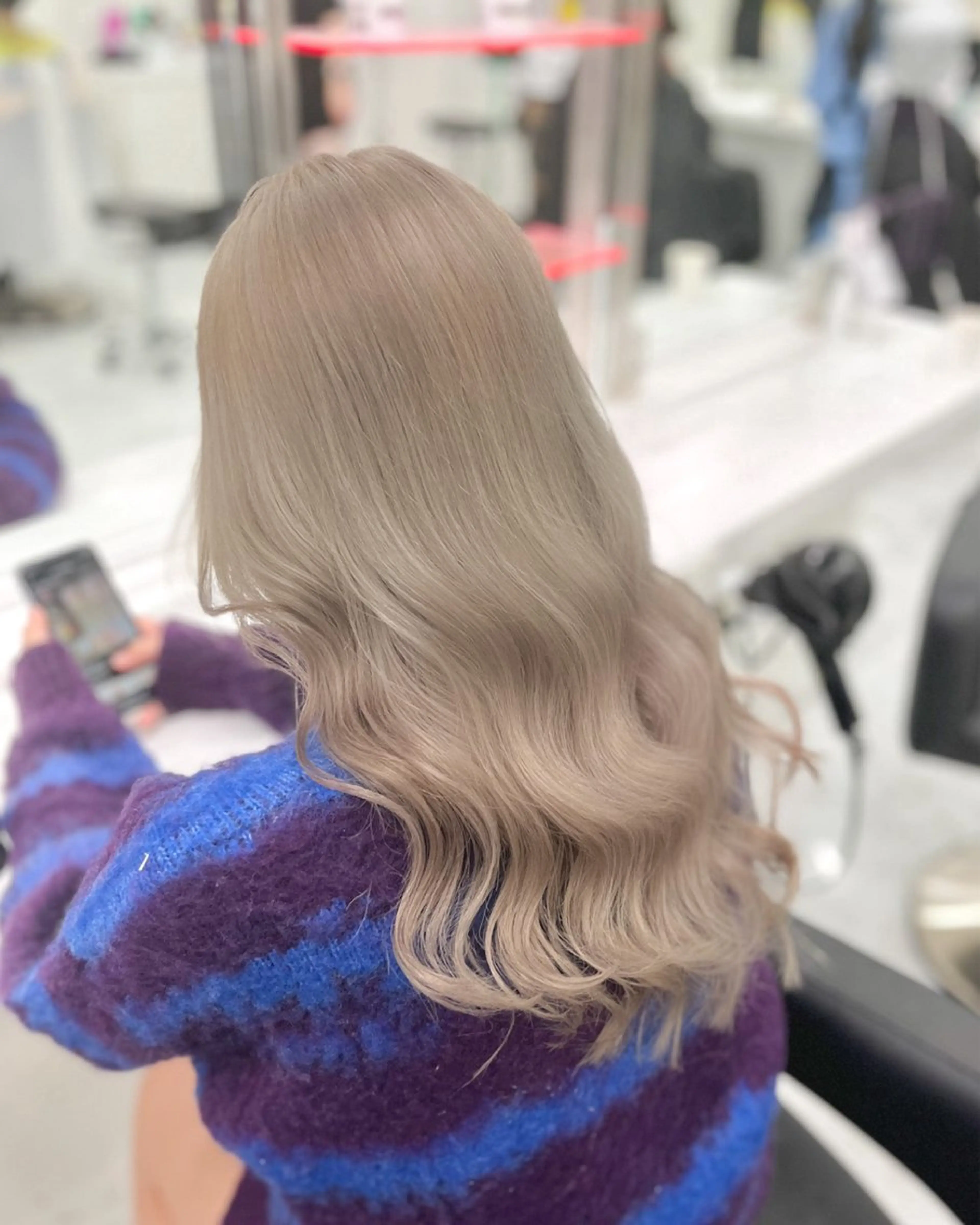 セミロング 安齋 舞奈のヘアスタイル