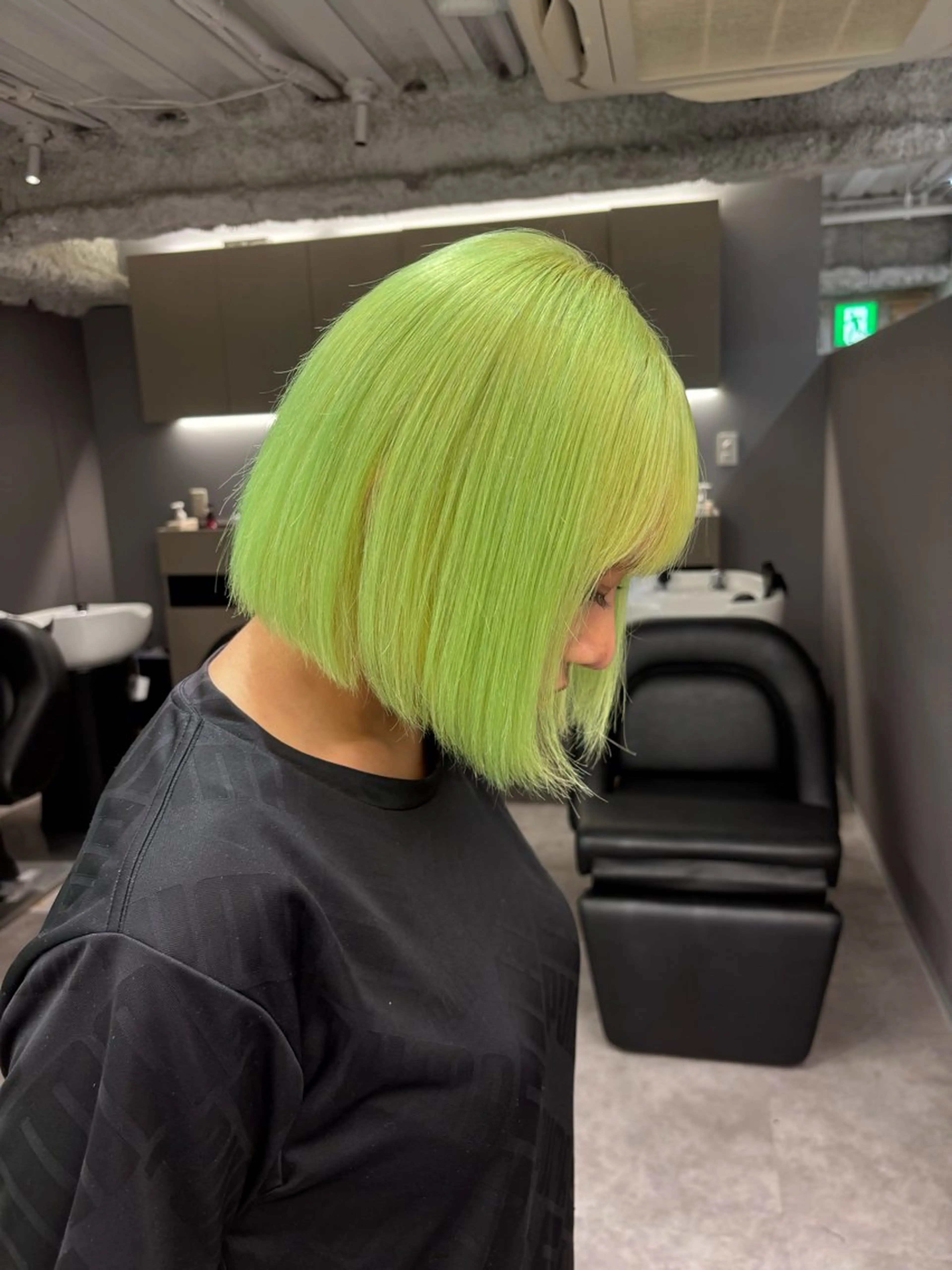 ミディアム ヘアカラー 酒井 剛喜のヘアスタイル