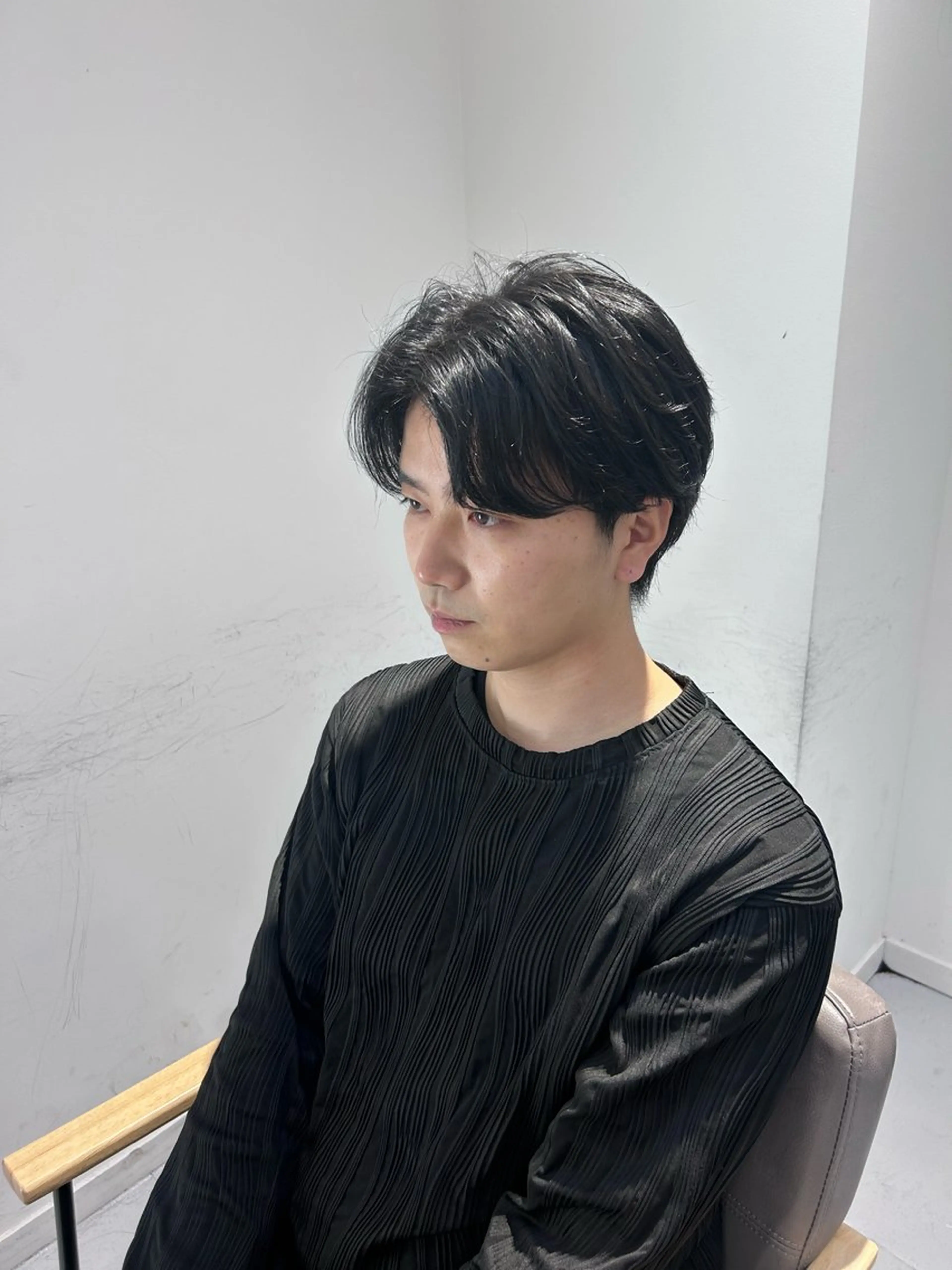メンズ カット ウルフレイヤー🐺 ヒナ🩶のヘアスタイル