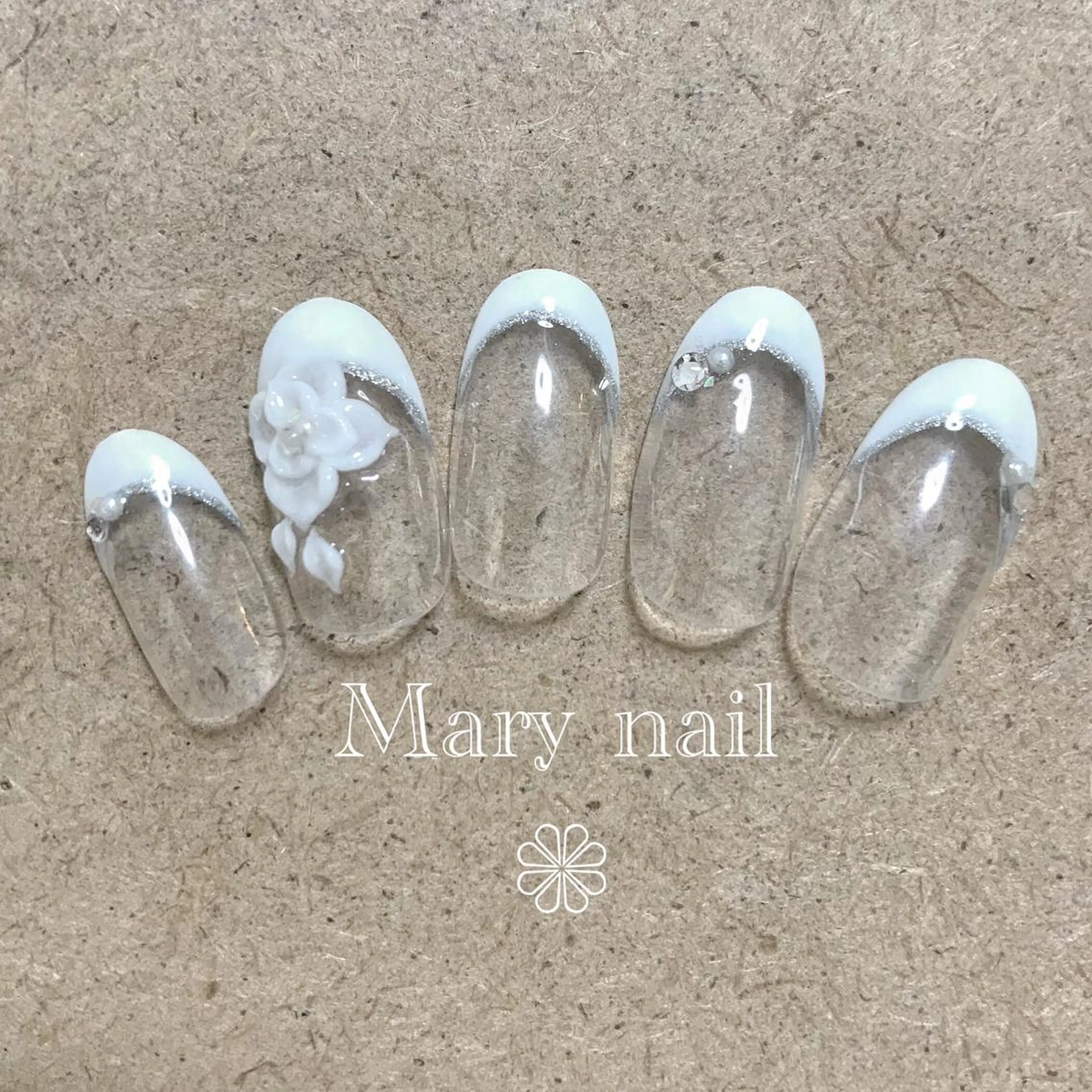 ネイル フラワーネイル WITH  NAIL ネイリストのネイルデザイン