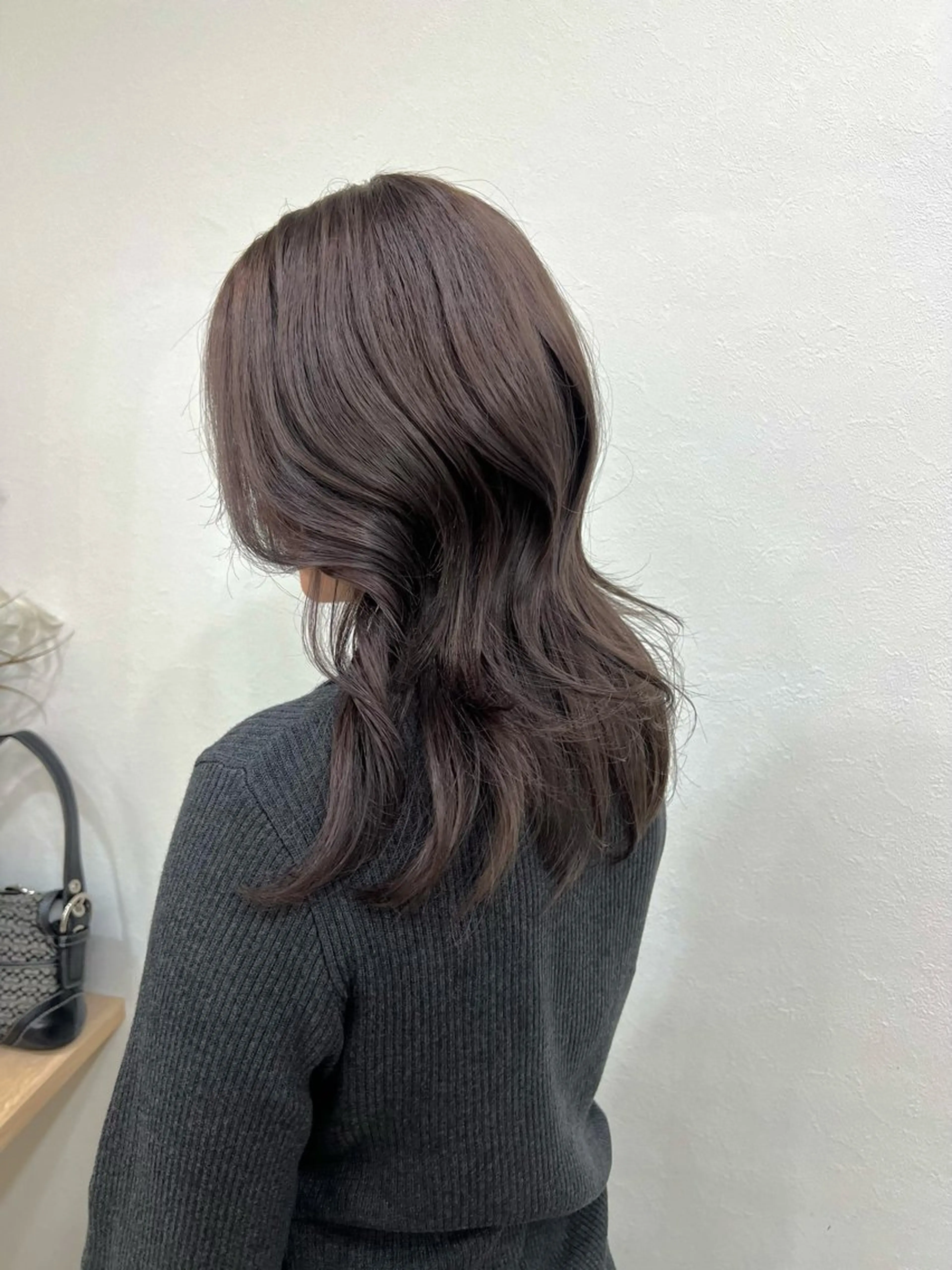セミロング カラー ヘアカラー トリートメント TOKI mahoのヘアスタイル