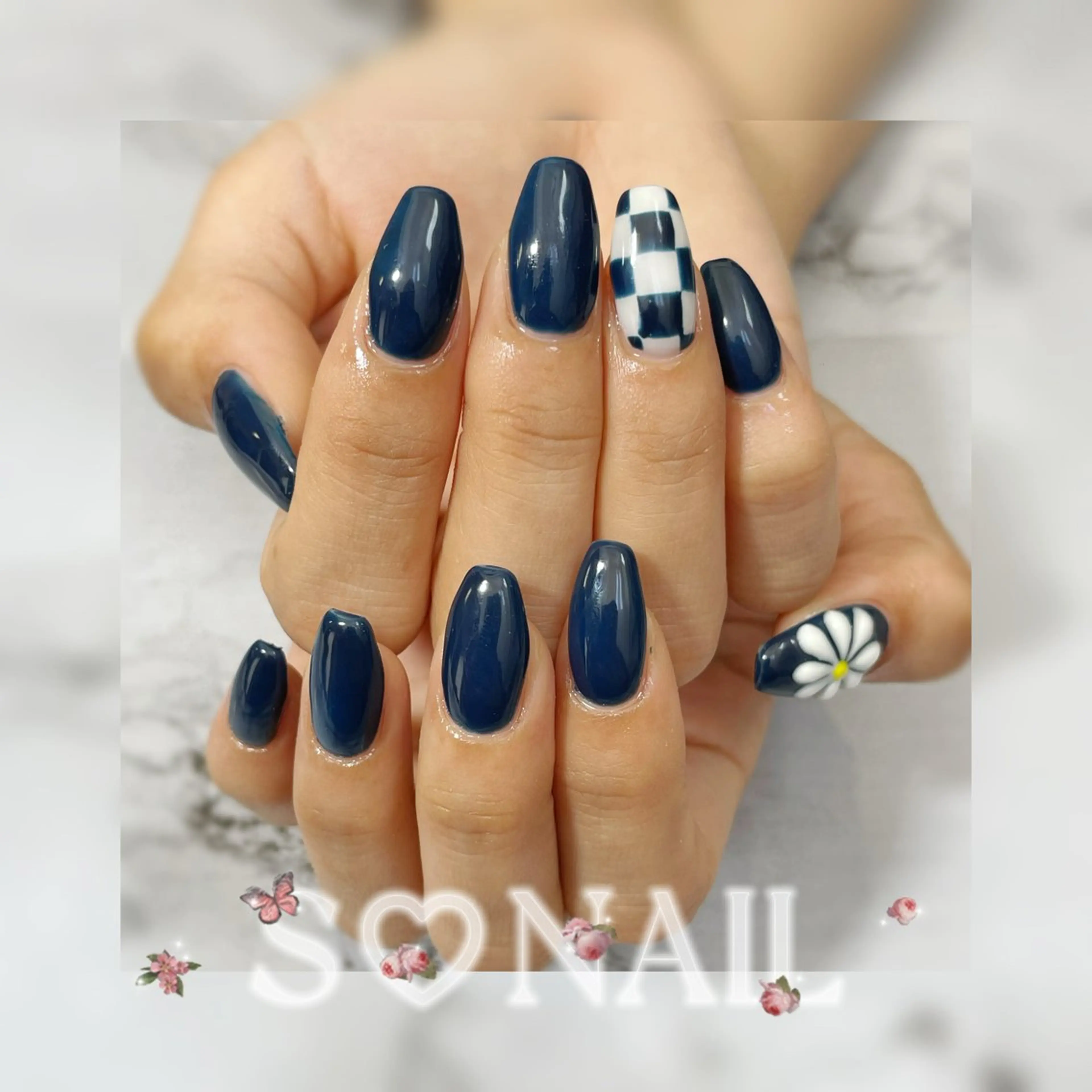 ネイル 持ち込み ハンドネイル S♡NAIL所属・S.NAIL Suuのネイルデザイン