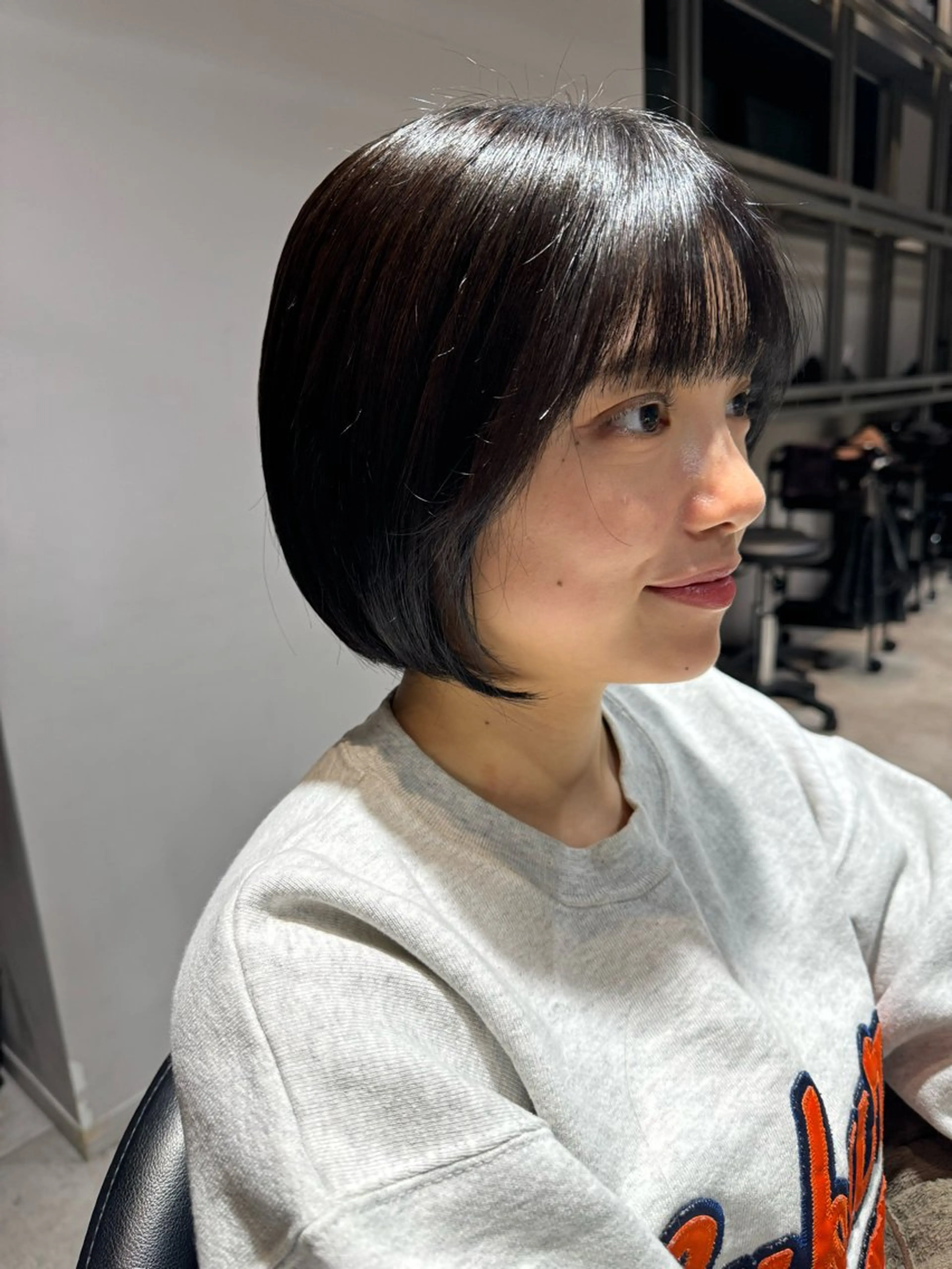 ショート カラー ボブ カット ヘアカラー トリートメント Dxxxx III所属・オシャレ女性目線の 大人メンズ❁⃘*.ﾟのヘアスタイル