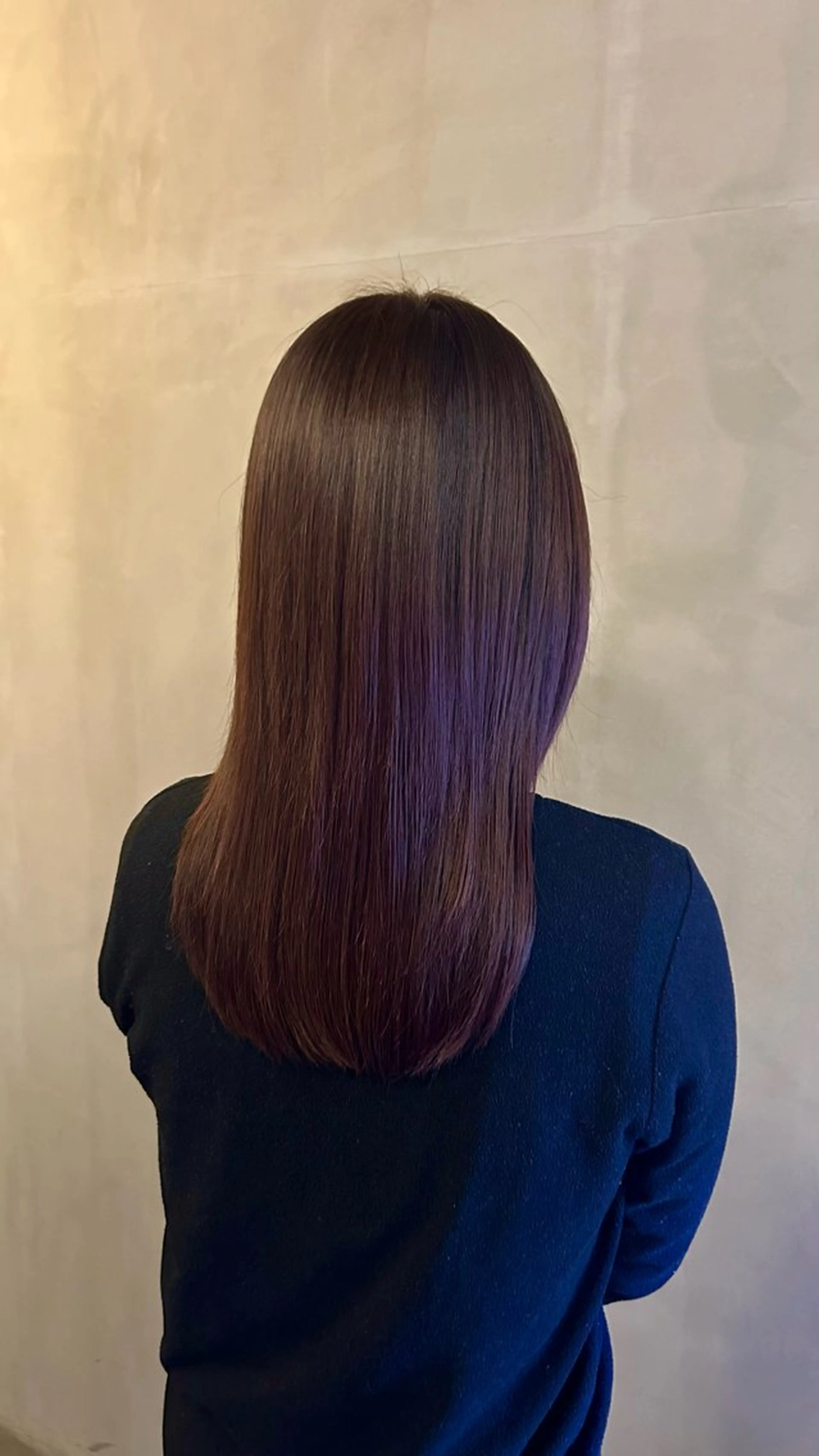 ミディアム ピンクブラウン hair salon en.所属・松田 花凜のヘアスタイル