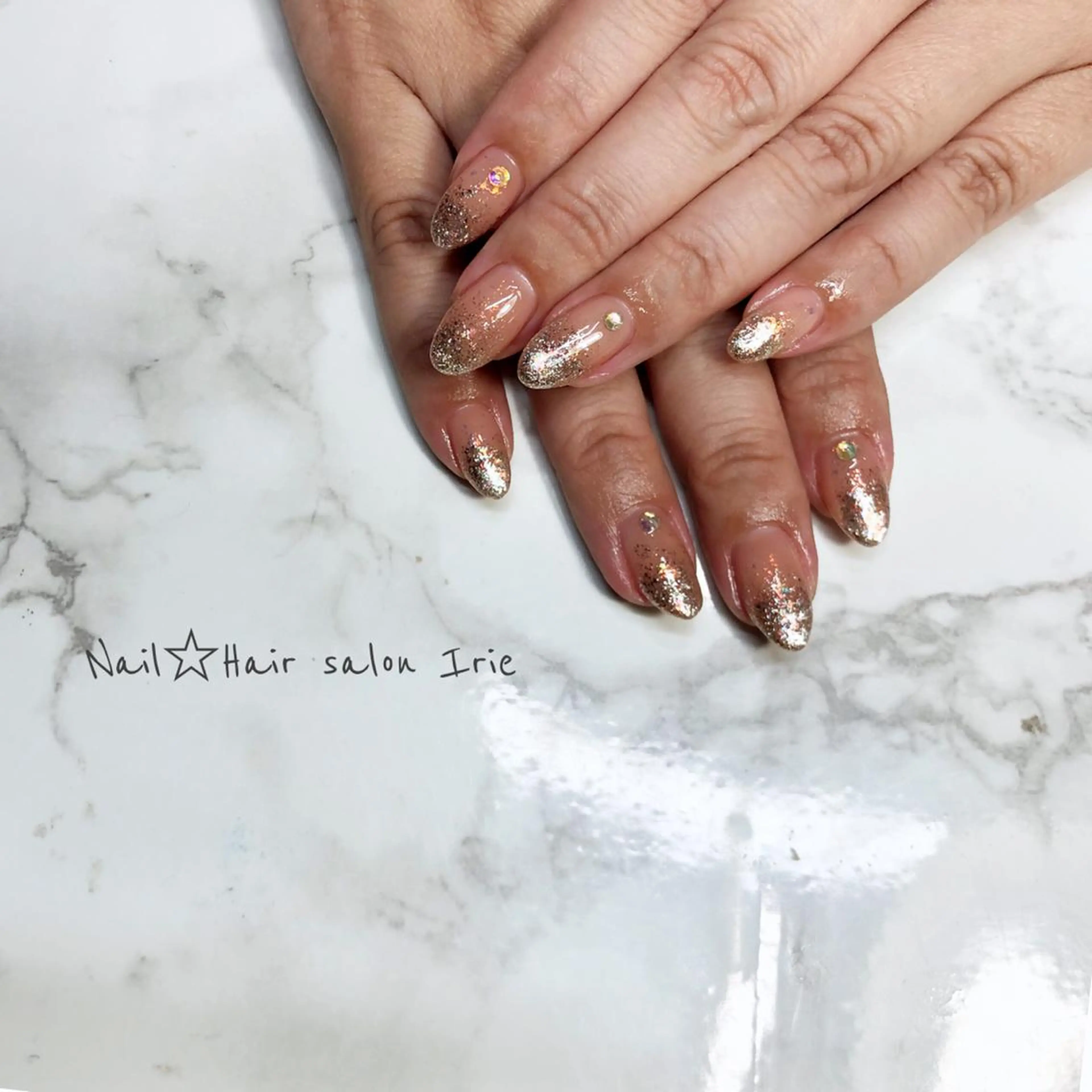 ネイル ハンドネイル Hair salon Irie所属・與儀 知佳のネイルデザイン