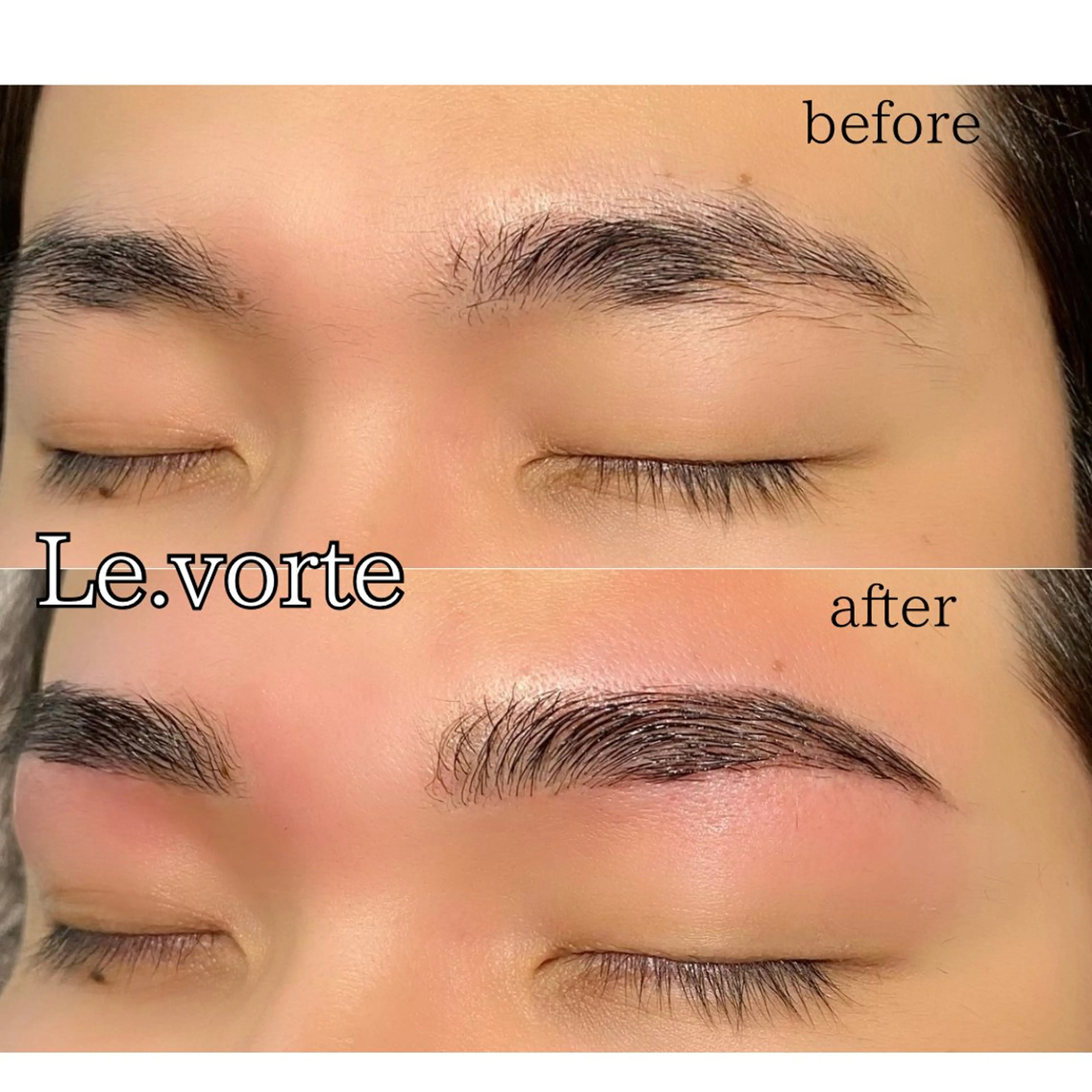 アイブロウ ハリウッドブロウリフト メンズアイブロウ Nao店長 /ルヴォルテ大須のマツエク・マツパデザイン