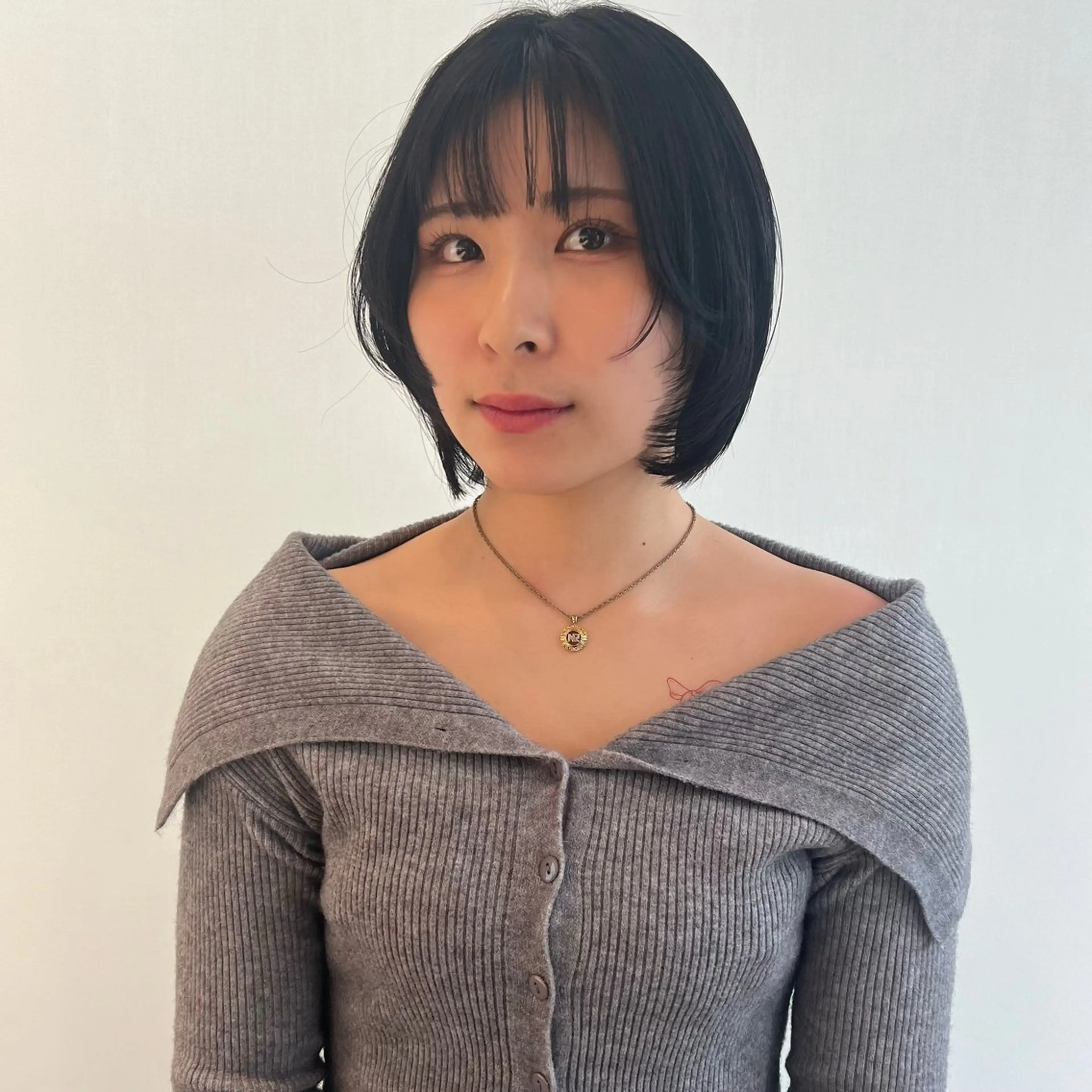 ミディアム ダン/メンズ/ 顔周り×透明感カラーのヘアスタイル