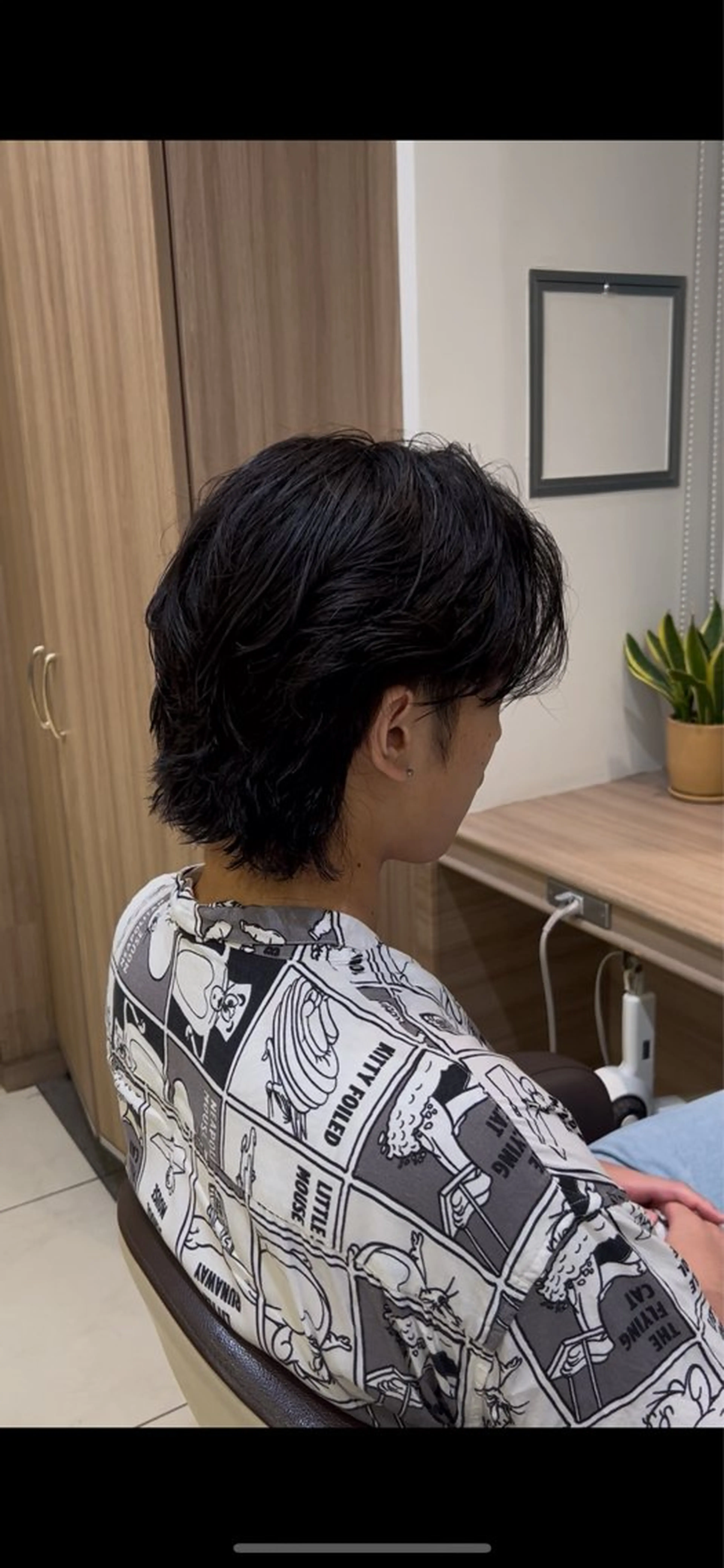 パーマ メンズ カット パーマ 坂口 叶汰のヘアスタイル