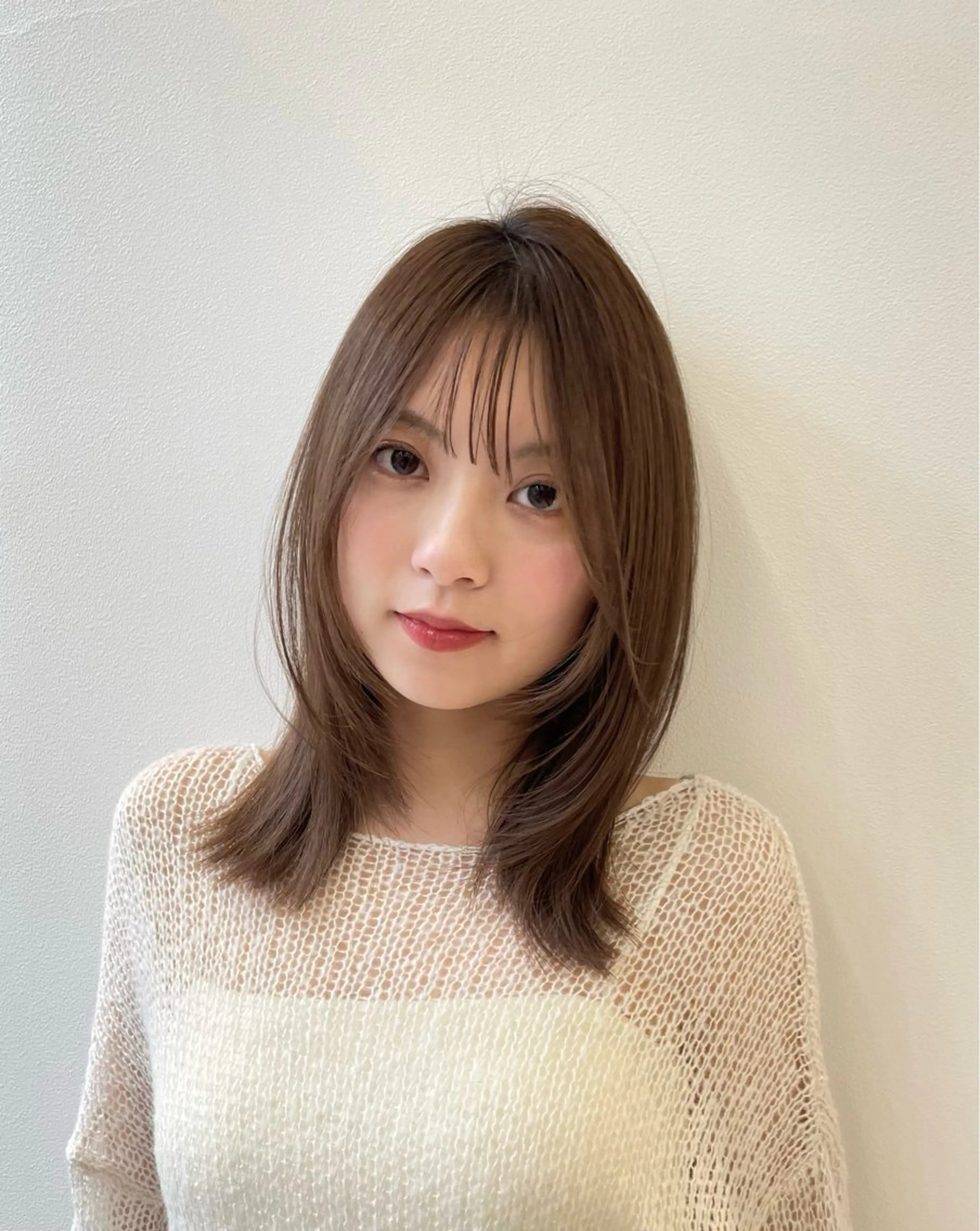 セミロング カラー sora/レイヤー/ 似合わせカット🎀のヘアスタイル
