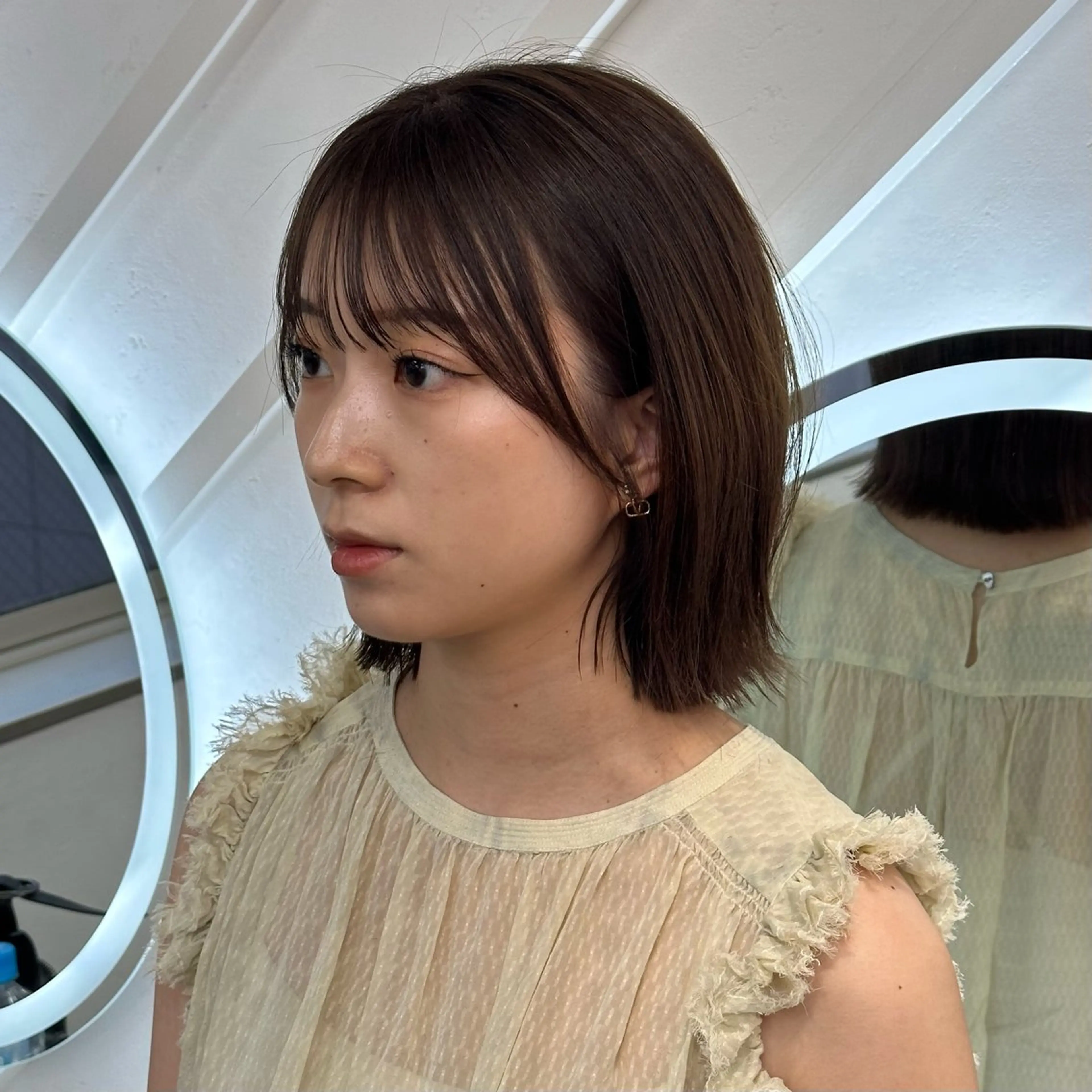 ショート カラー カット ヘアカラー トリートメント 原宿/韓国レイヤー/ ボブ髪質改善/優希のヘアスタイル