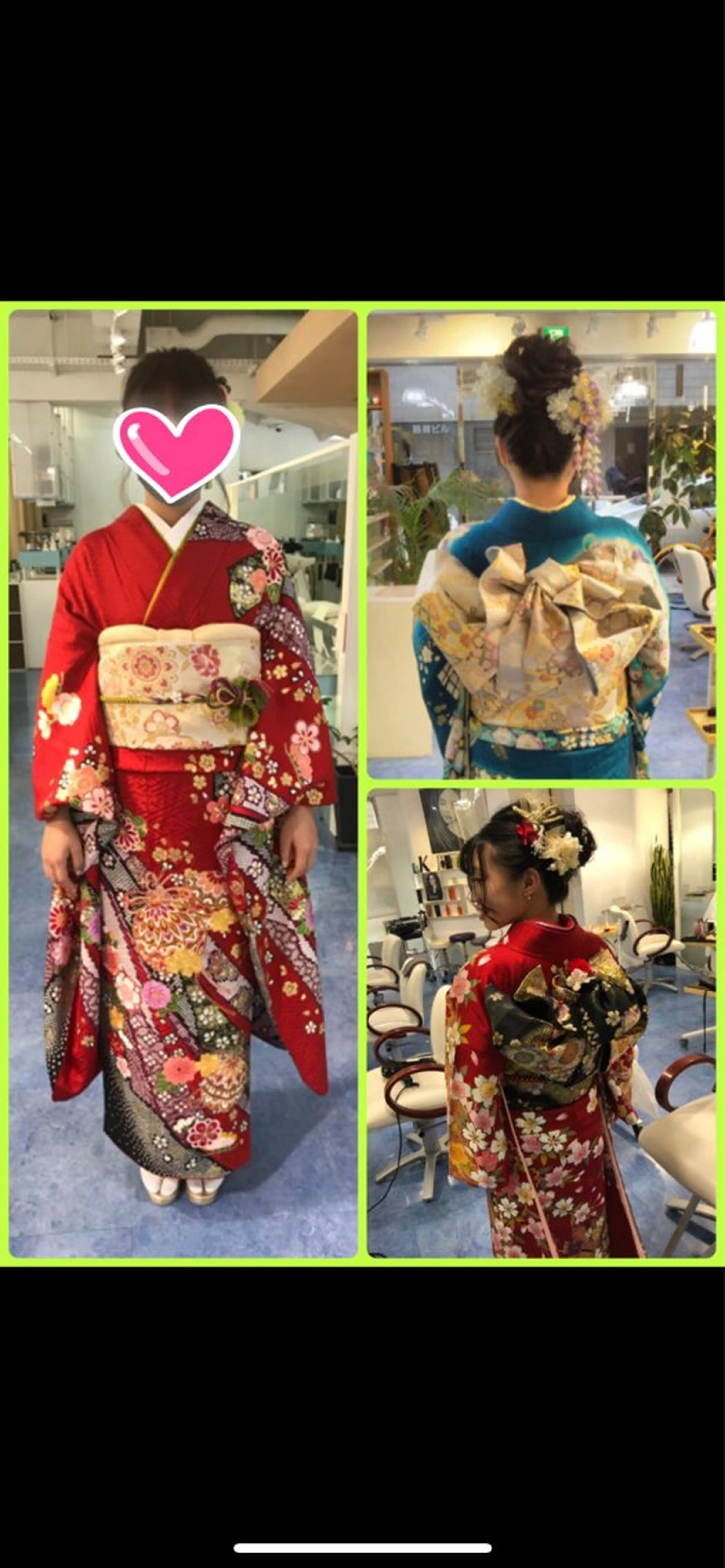 着付け➕ヘアセット👘の写真