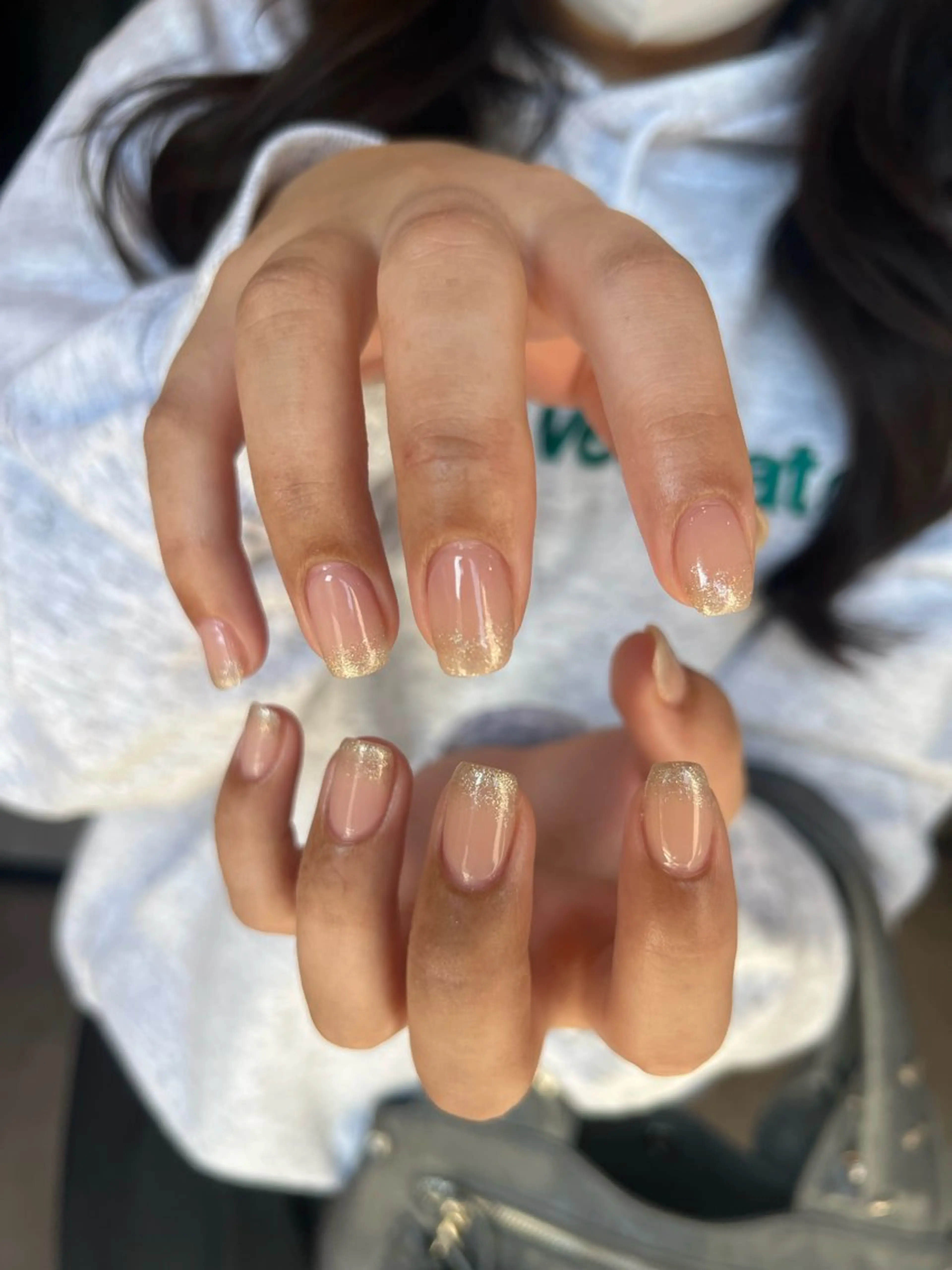 ネイル グラデーション ラメ(グリッター) ラメグラデーション LACHIC所属・LACHIC NOZOMIのネイルデザイン