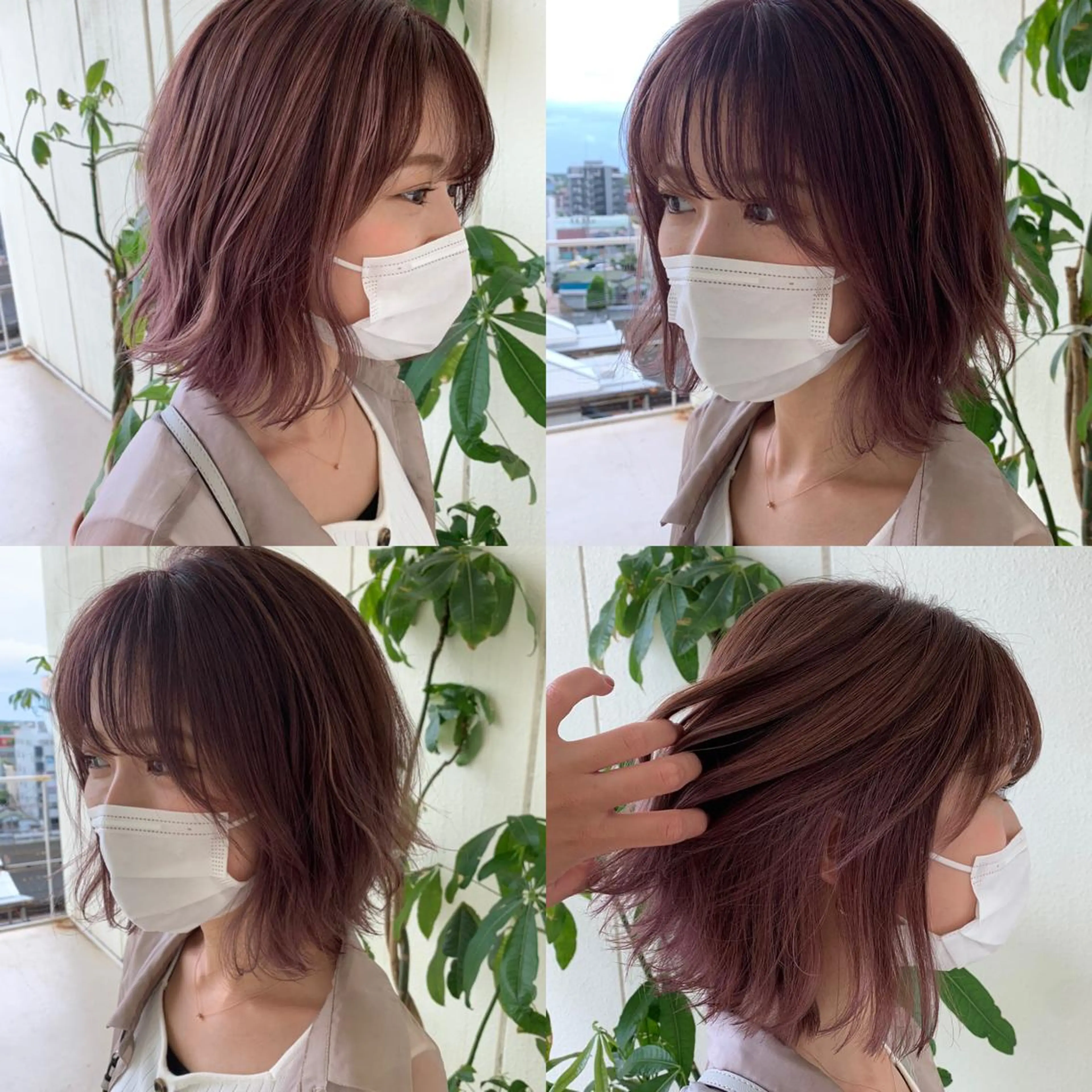 ショート カラー デザインカラー🕊 石井萌のヘアスタイル