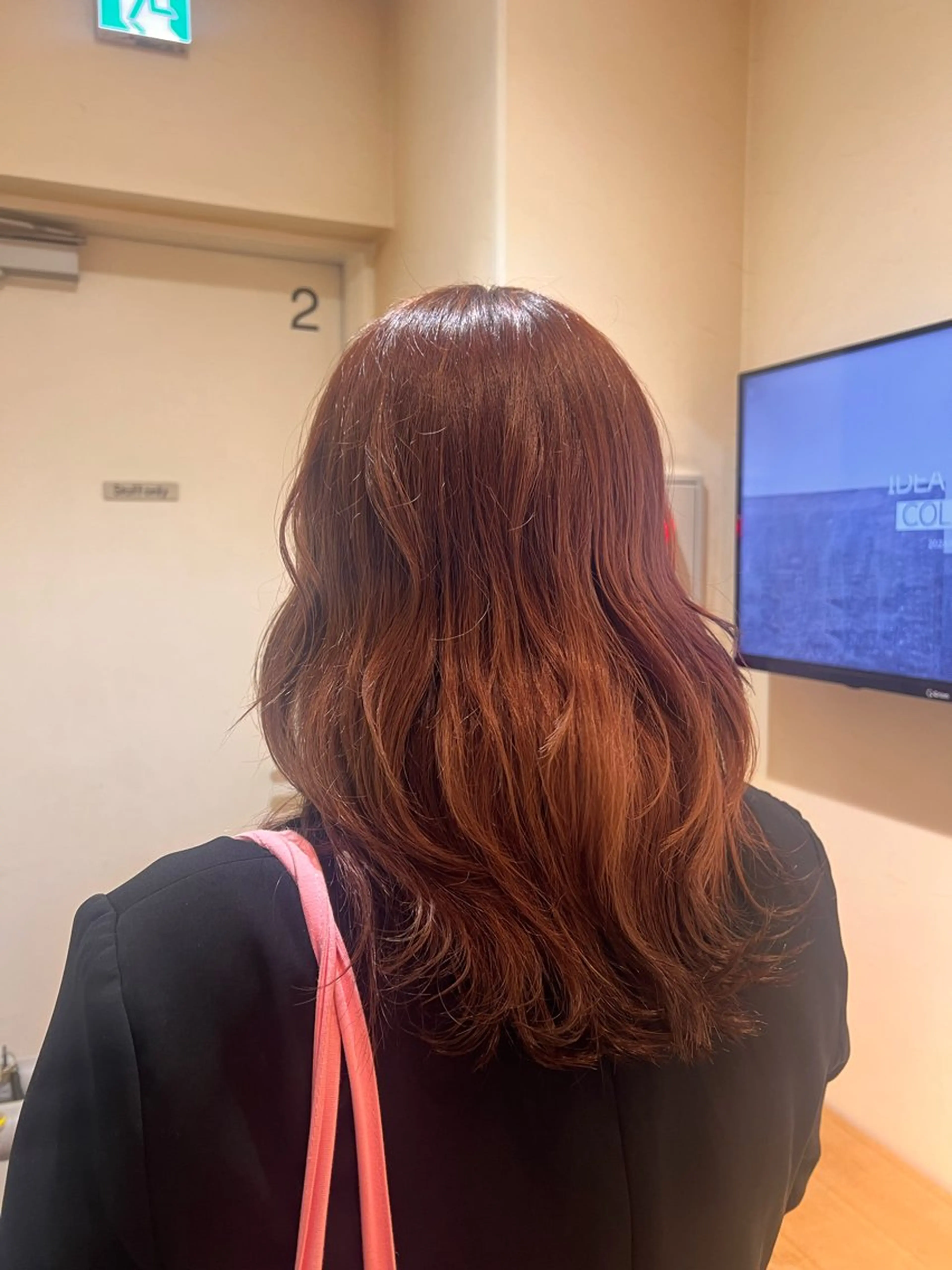 ロング ピンクブラウン 高田馬場美容師 🔆ヒナタ🔆のヘアスタイル
