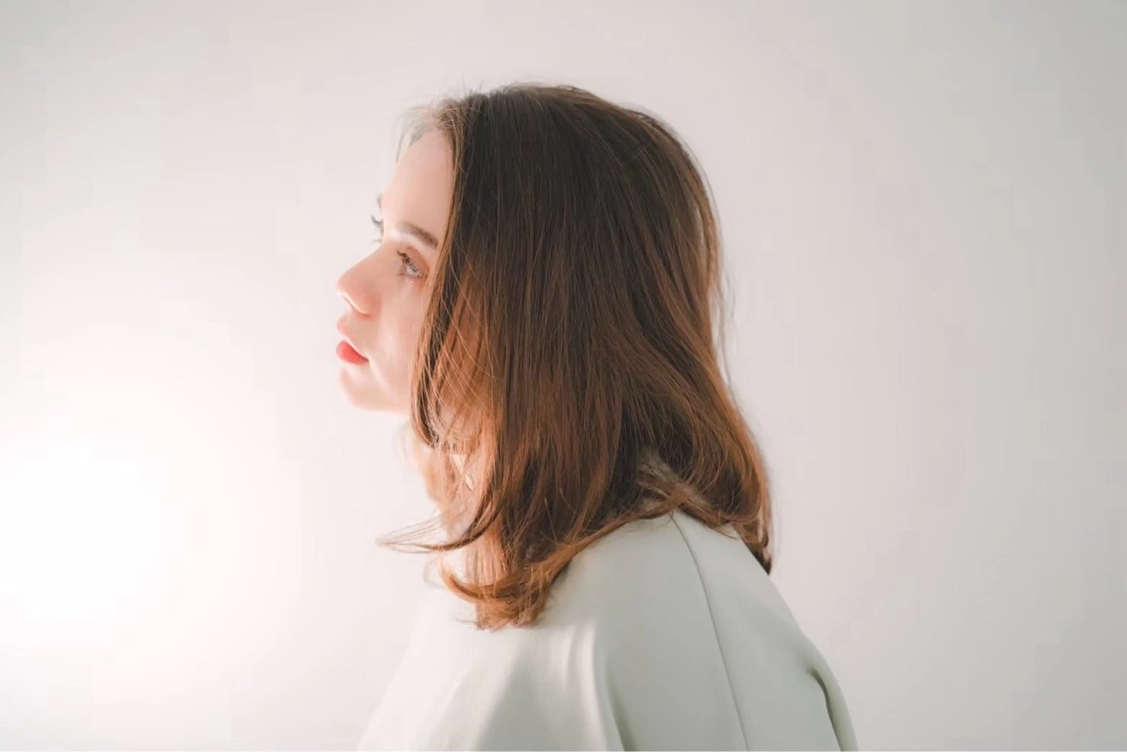 ミディアム カラー rion🪽 /ワンカラーのヘアスタイル