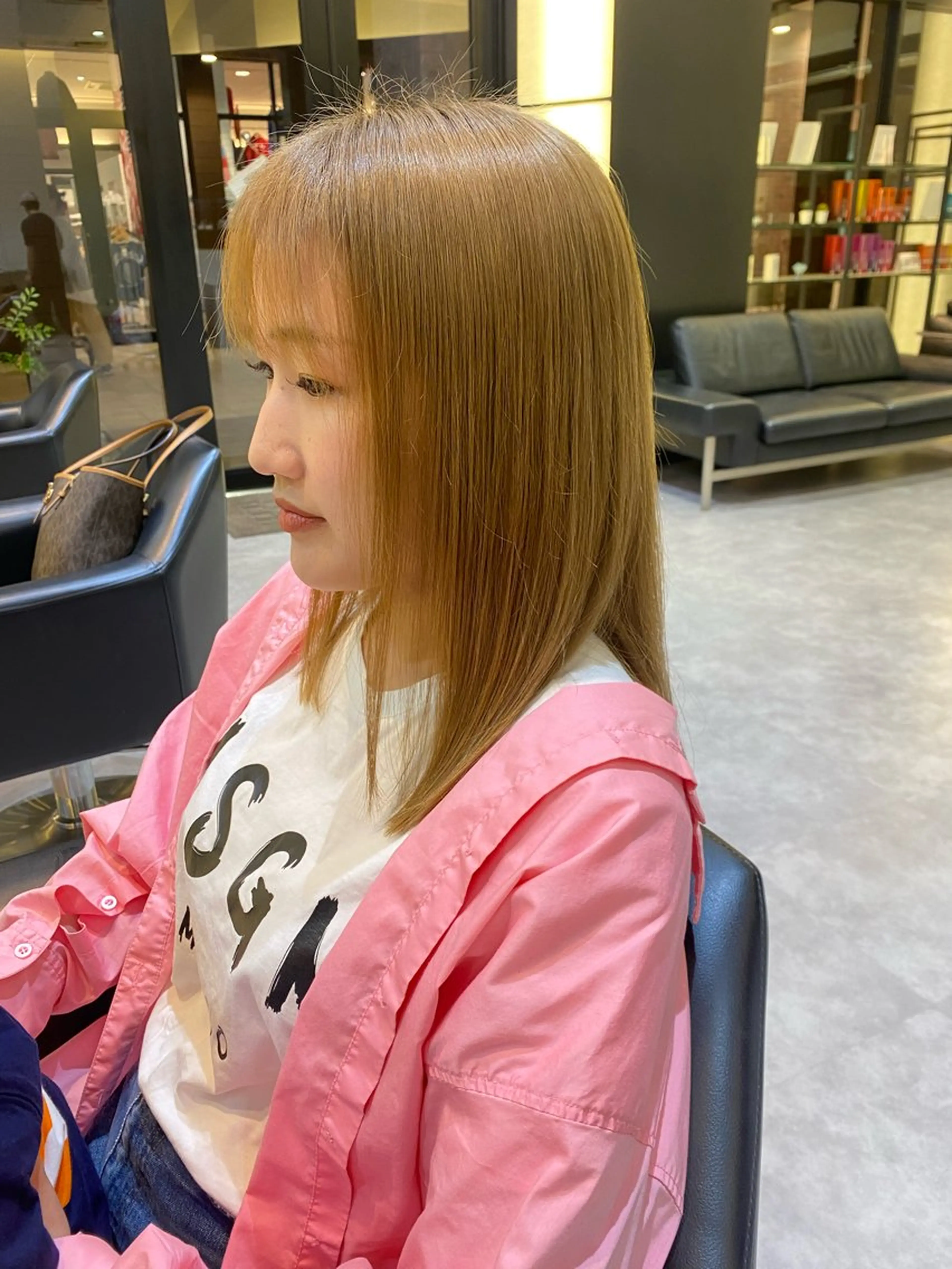 ミディアム 明井 准弥のヘアスタイル
