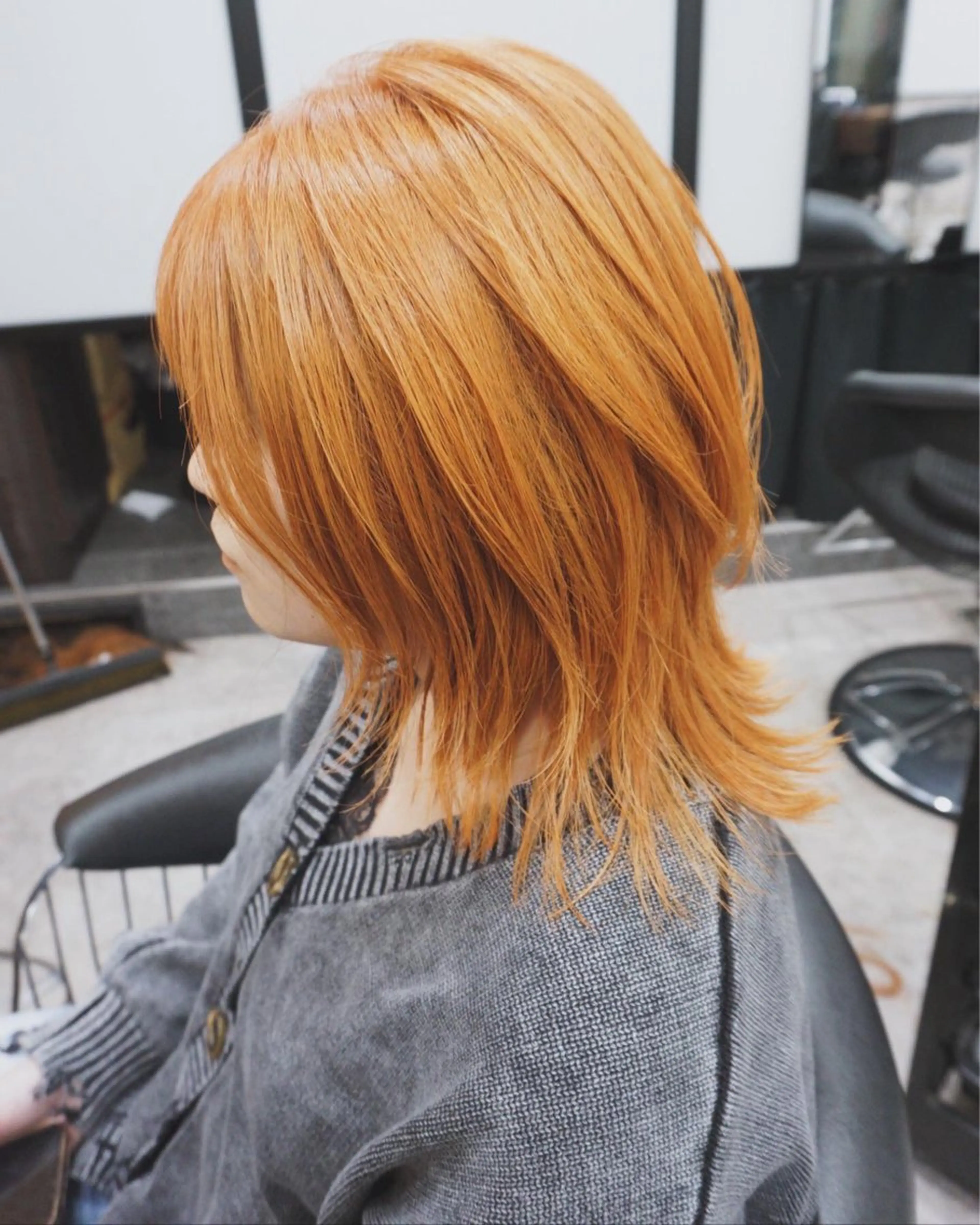 ショート 顔まわりレイヤー レイヤーカット ウルフカット カット ヘアカラー トリートメント hair teria ryu 大塚のヘアスタイル