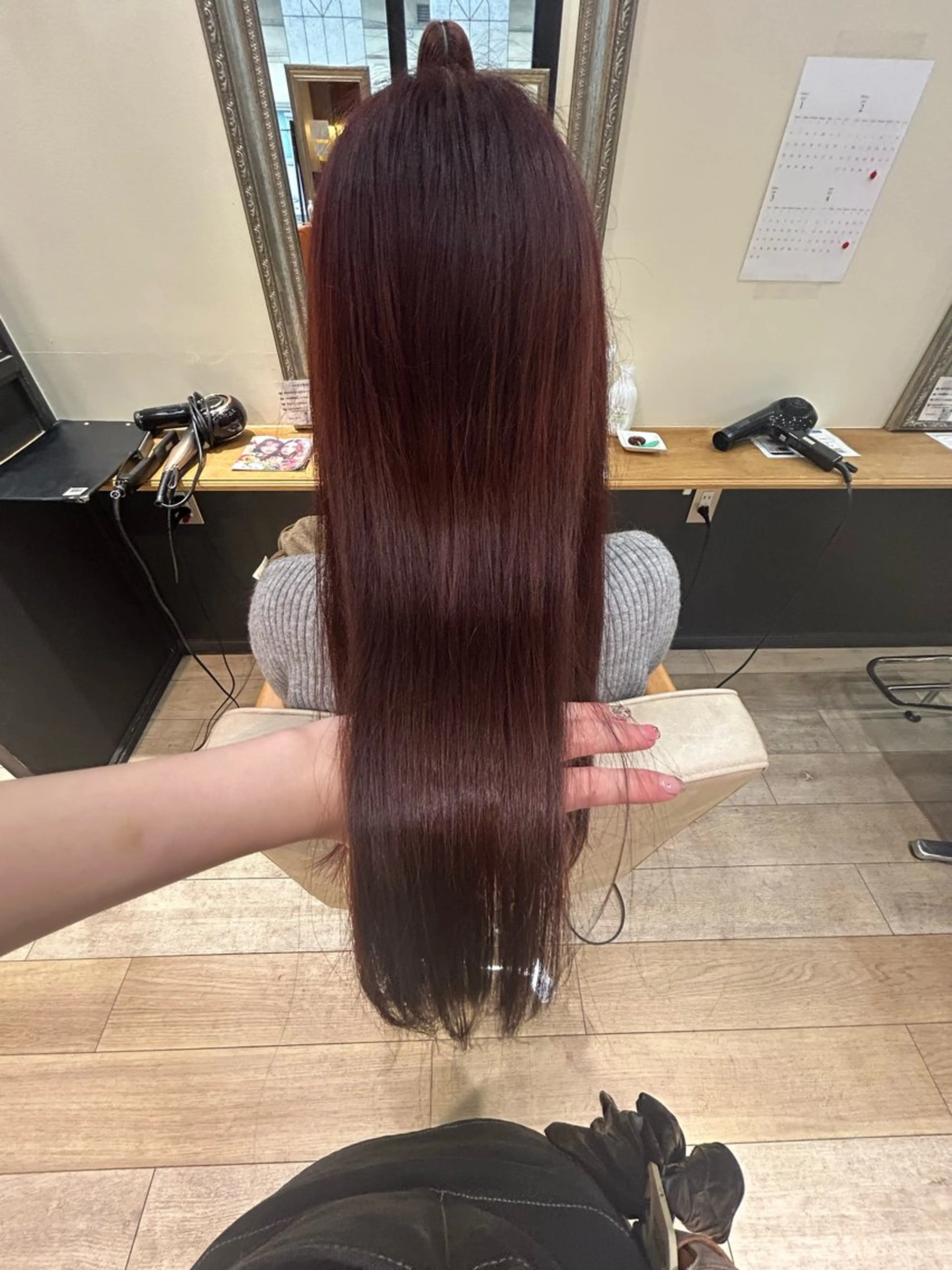 ロング カラー 松尾 遥花のヘアスタイル