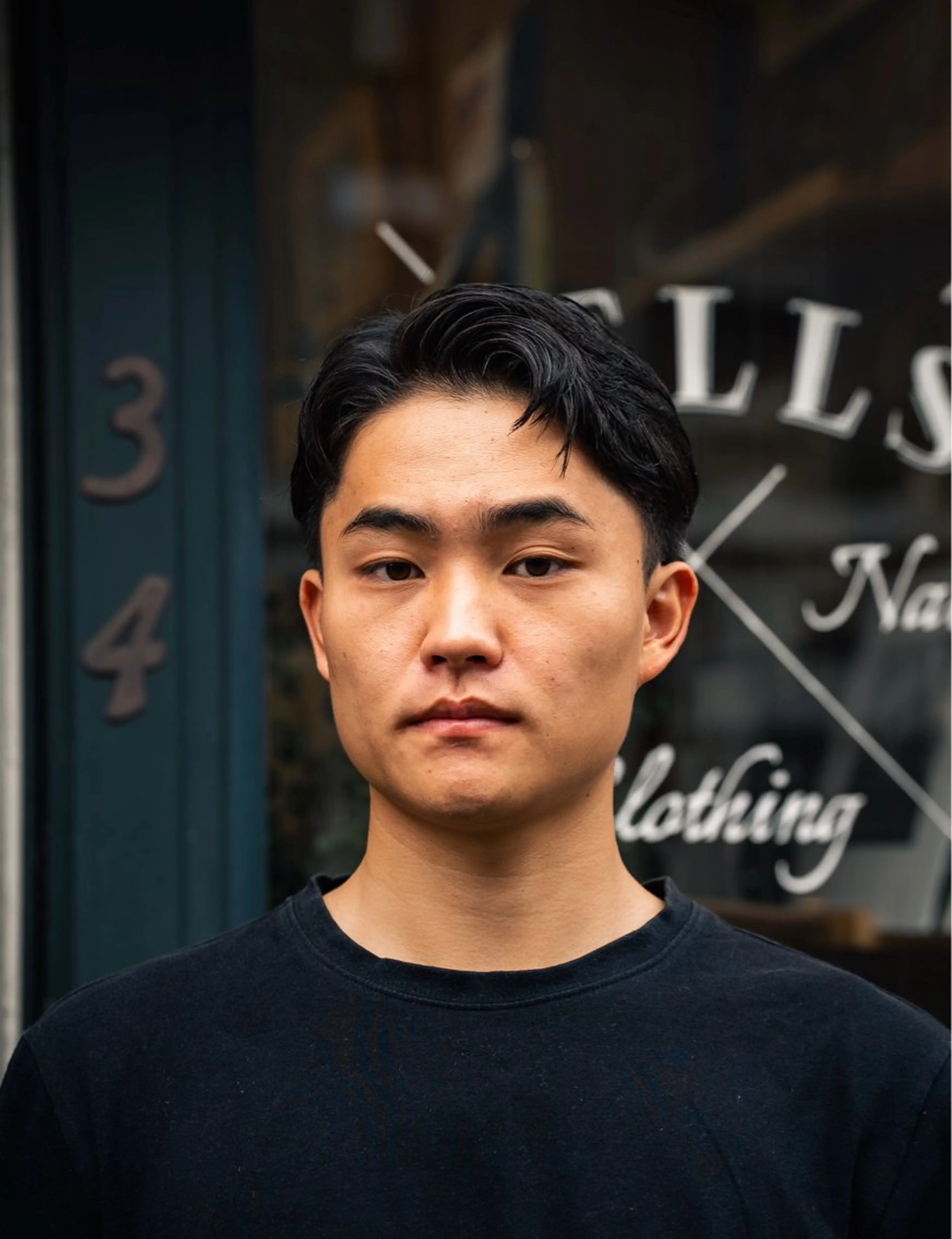 ショート カラー パーマ メンズ 七三 🔗メンズサロン🔗 Kieのヘアスタイル