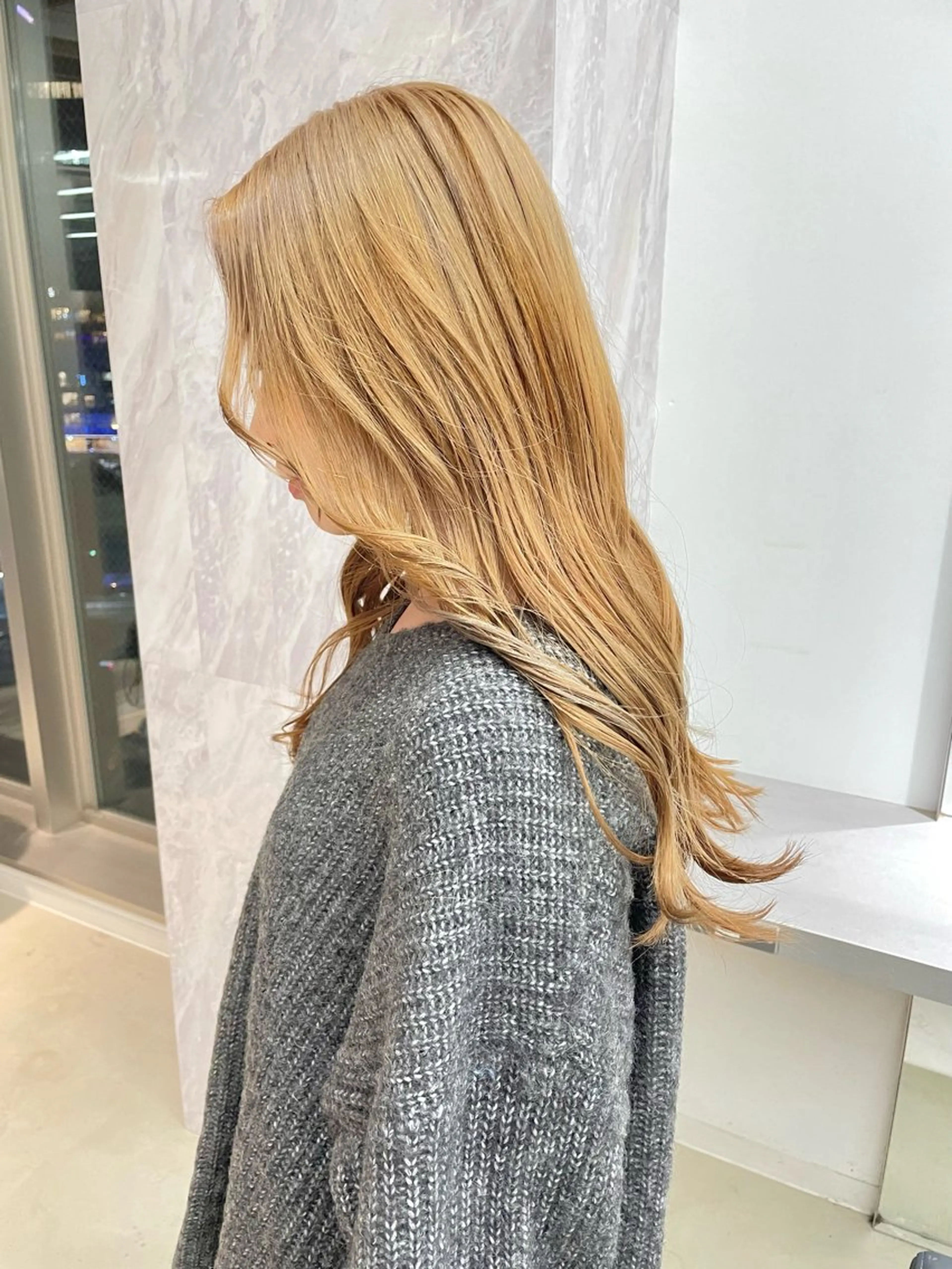 ロング カット ヘアカラー トリートメント ヘアセット 🎗井上 竜 ブリーチ指名No.1のヘアスタイル