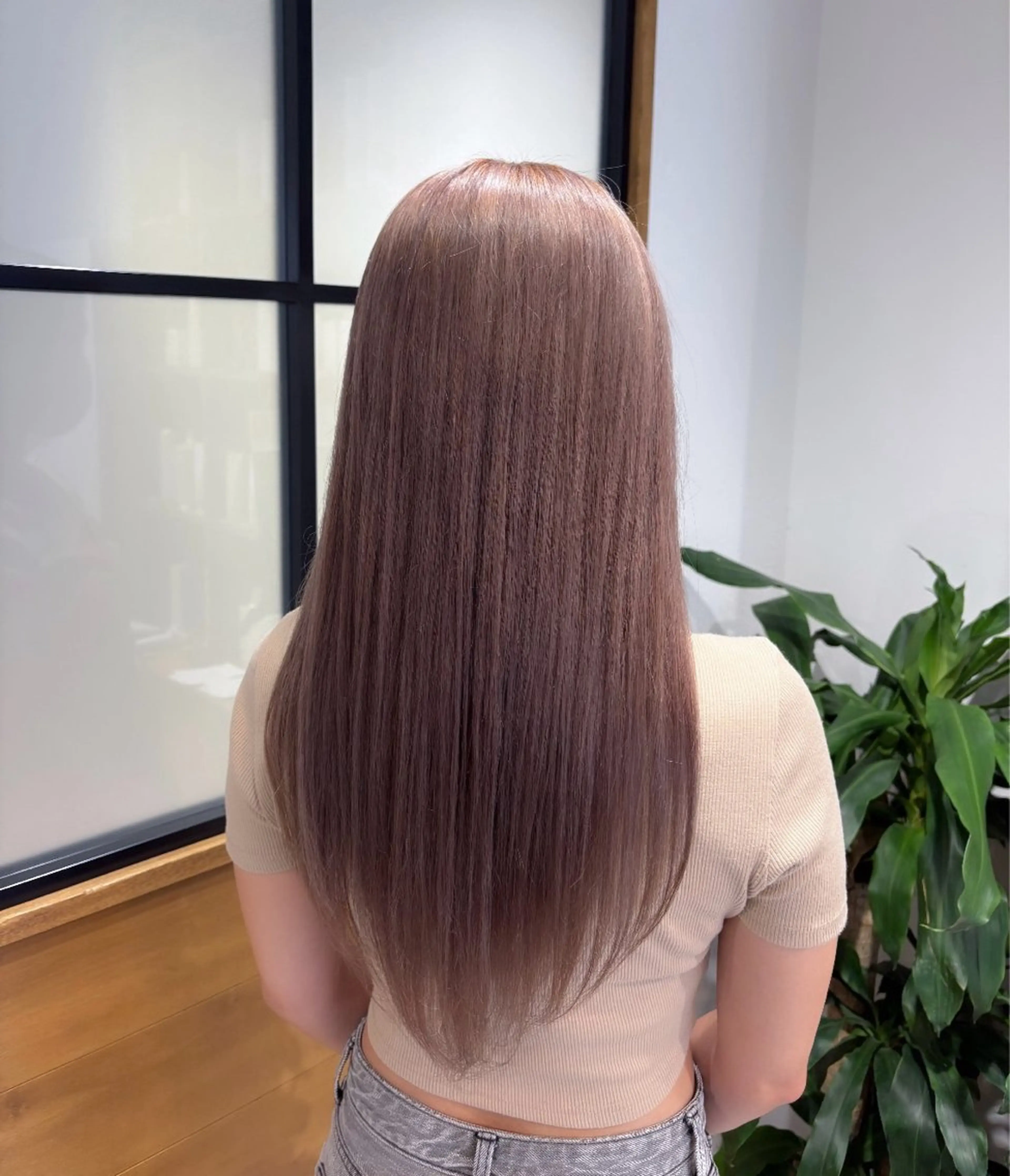 ロング カラー ヘアカラー といだ なぎさのヘアスタイル