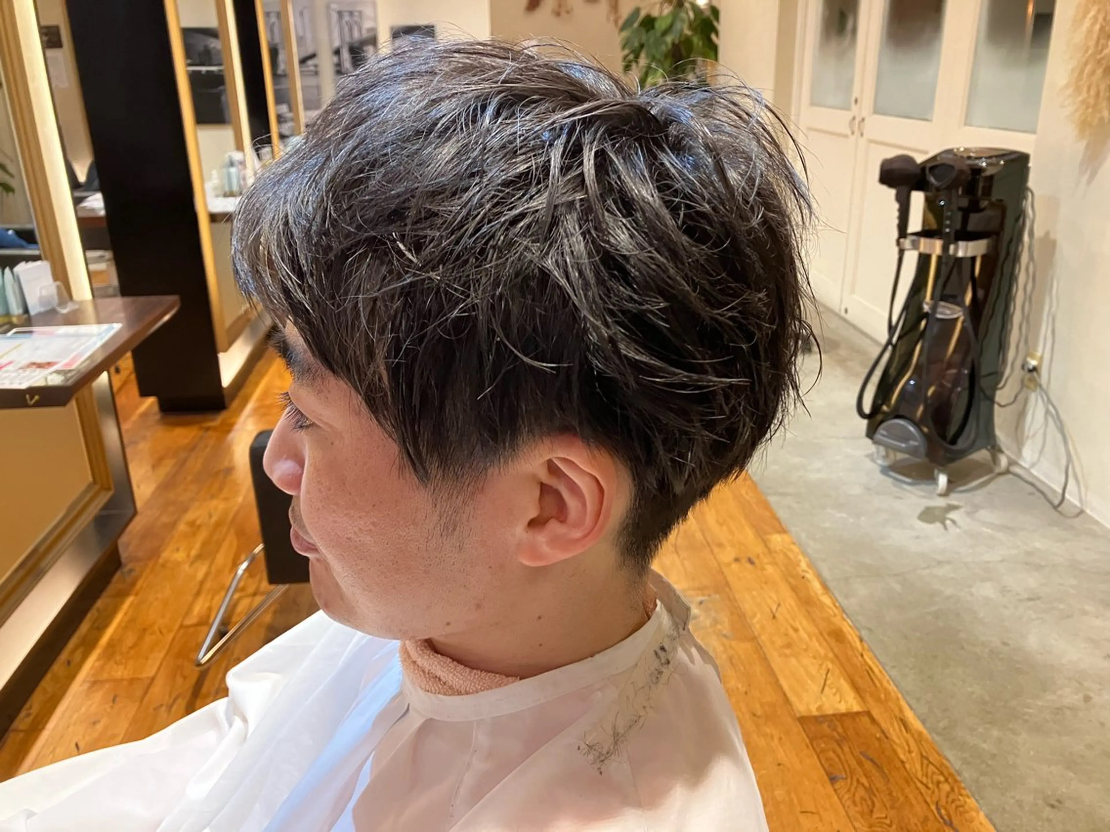 ショート メンズ アップバング ツーブロック ショートヘア GARDEN  NEWYORK所属・小野 竜聖のヘアスタイル