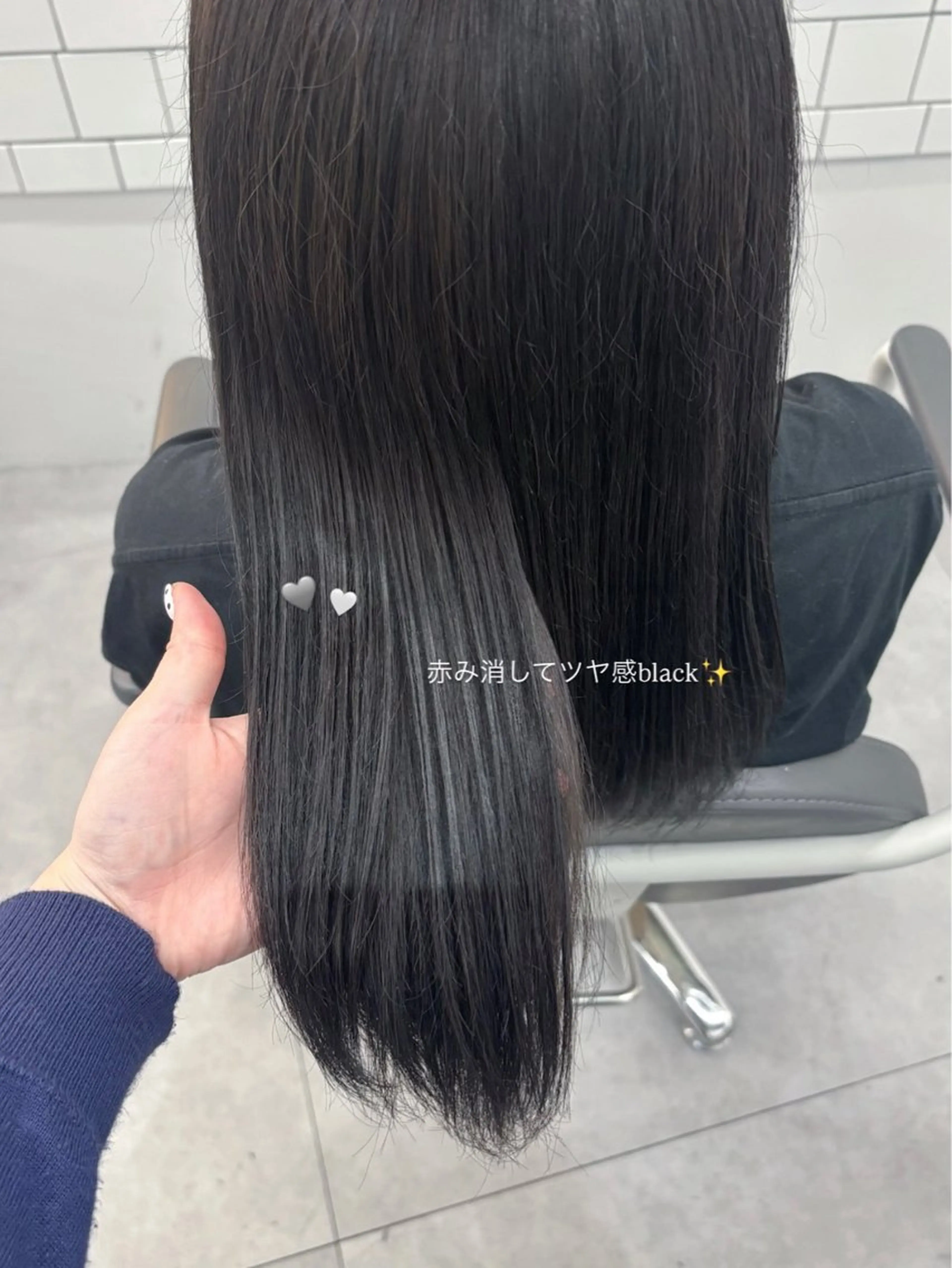 ロング ヘアカラー イチセ ユキのヘアスタイル