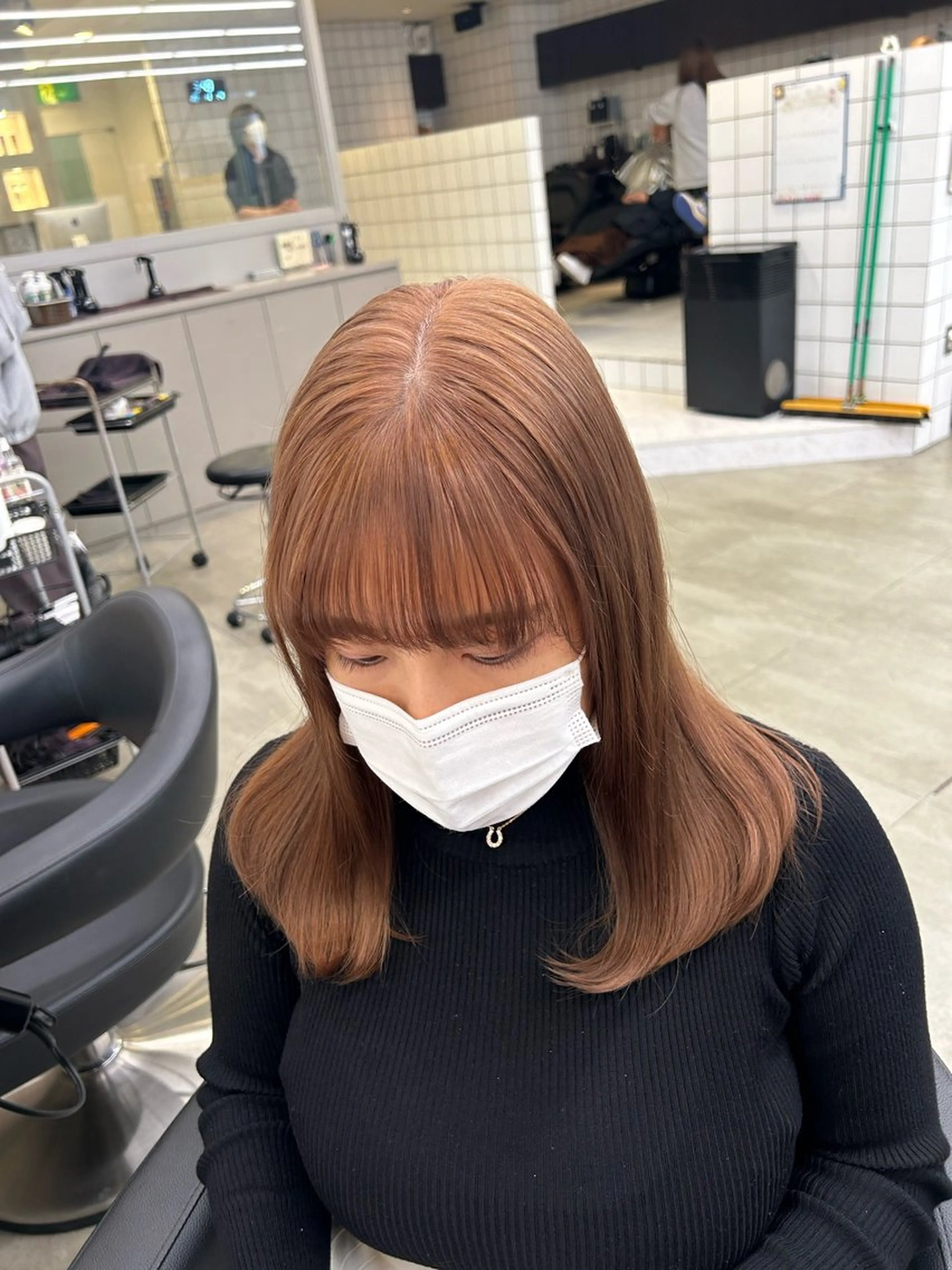 カラー beige🤎ダブル カラー/レイヤー🧸のヘアスタイル