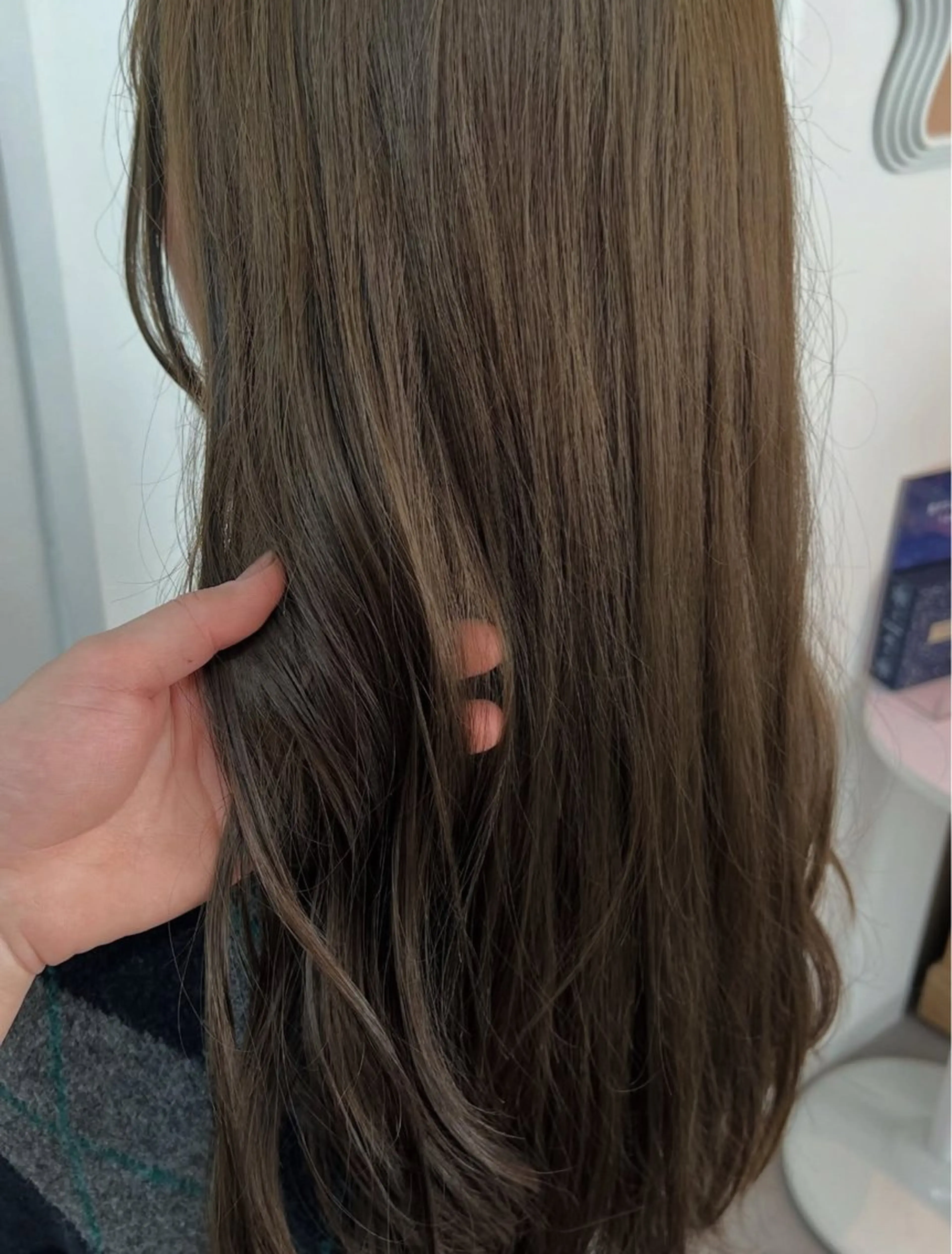 ミディアム カラー ヘアカラー トリートメント とむ/似合わせカット /ブリーチなしカラーのヘアスタイル