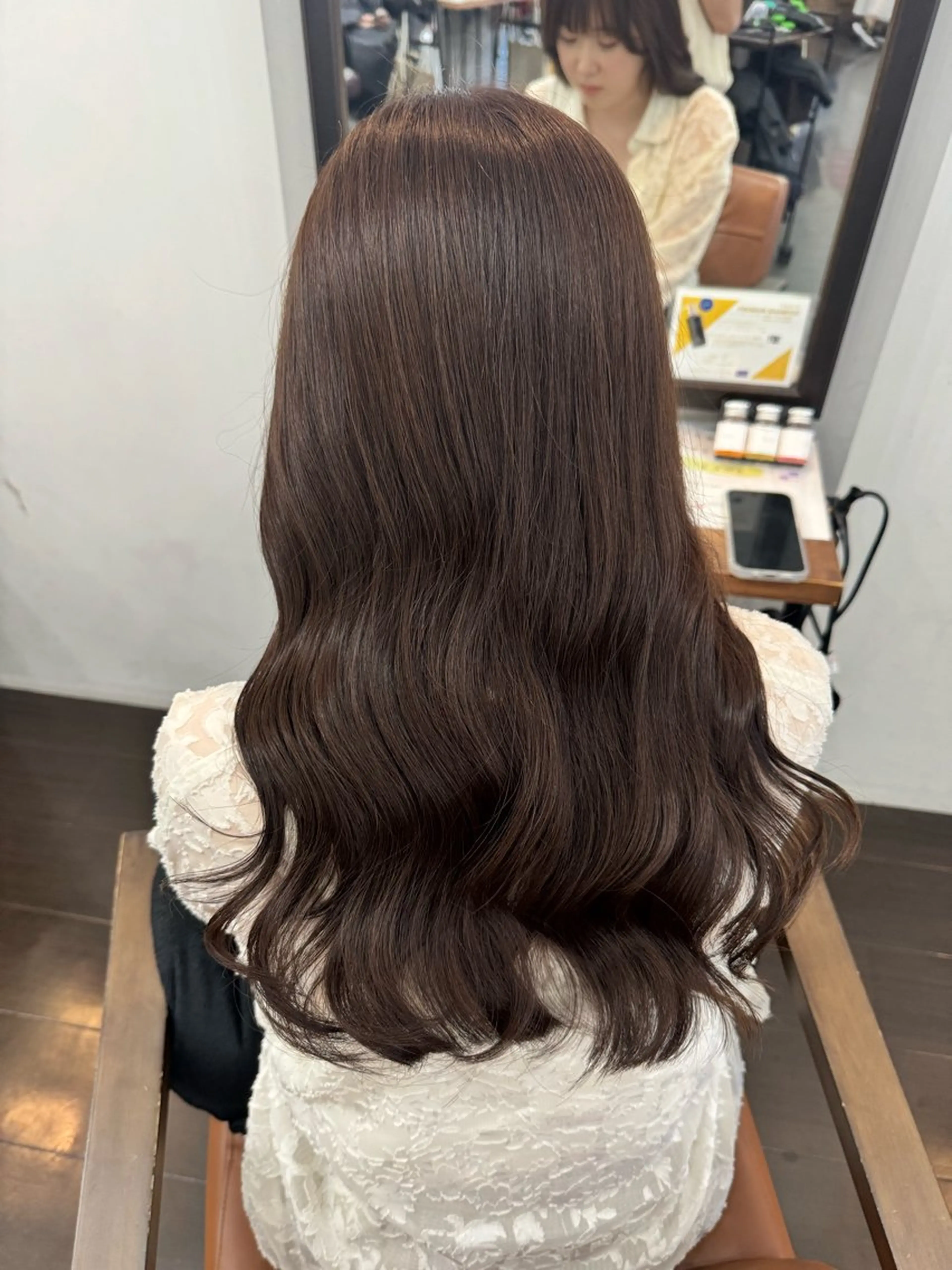 ロング カット ヘアカラー 難波 茜のヘアスタイル