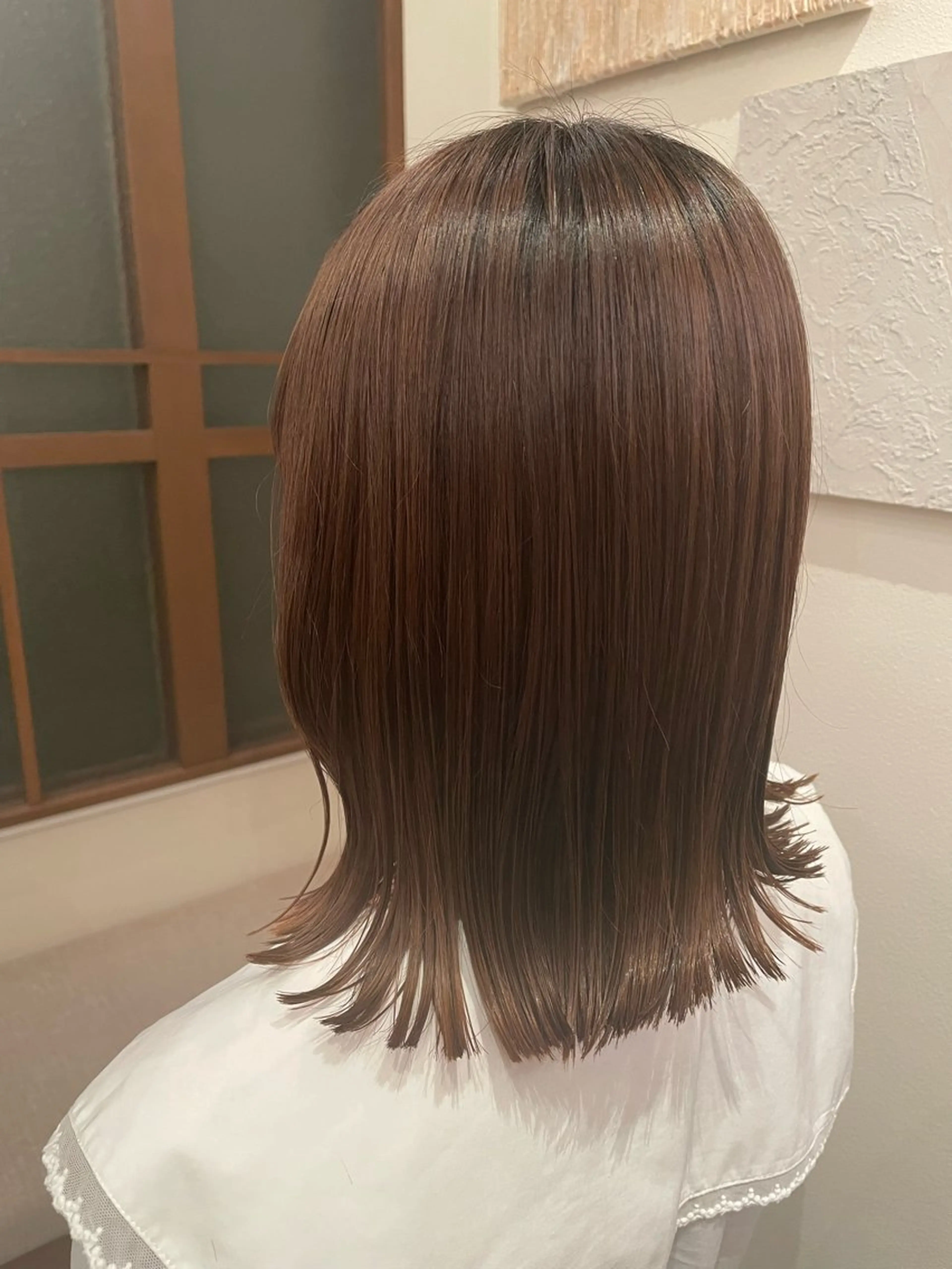 ミディアム 七ﾂ星＋所属・ストレートモデル募集 momokaのヘアスタイル