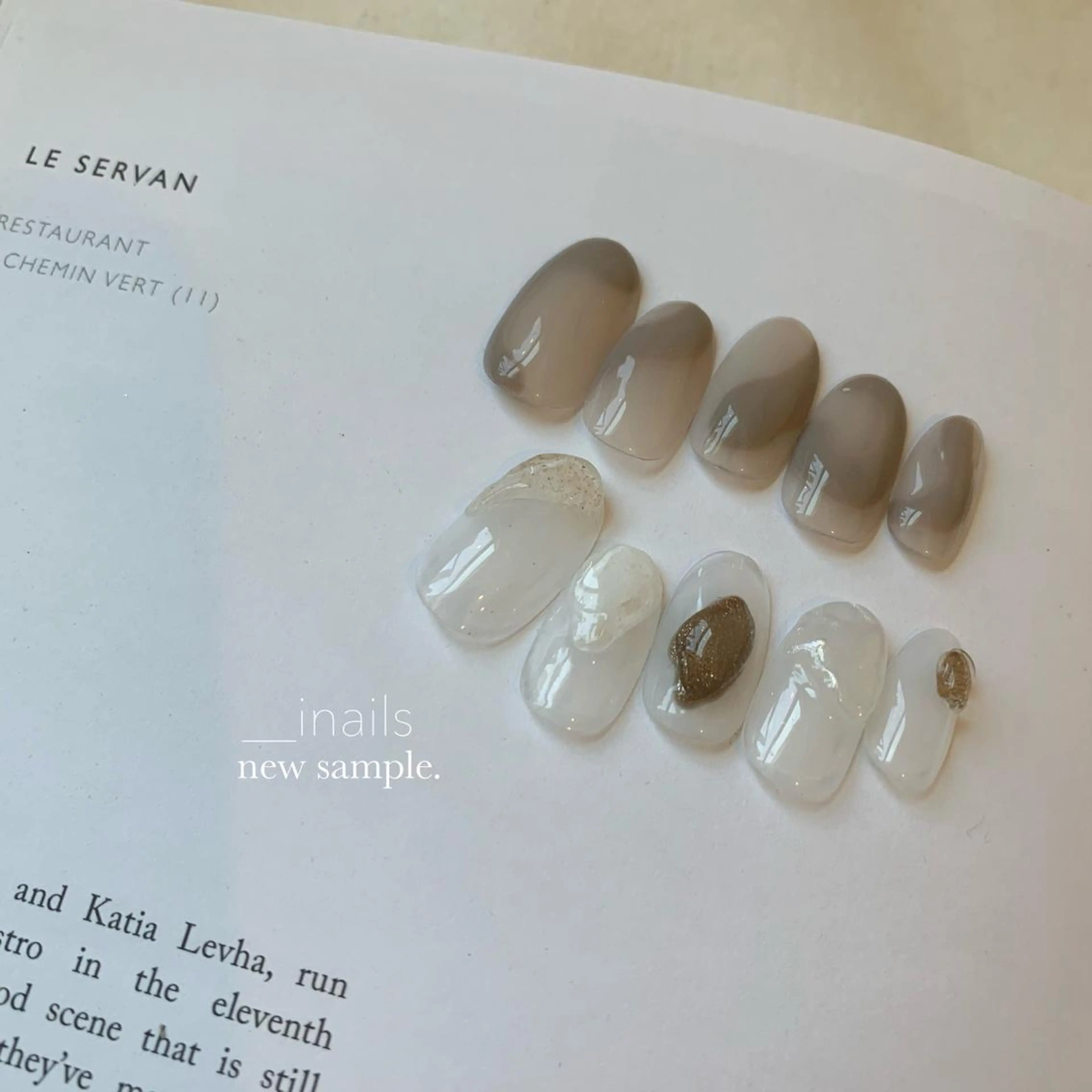 カラー ヘアアレンジ ネイル マツエク・マツパ アイブロウ ＿i nails'のネイルデザイン