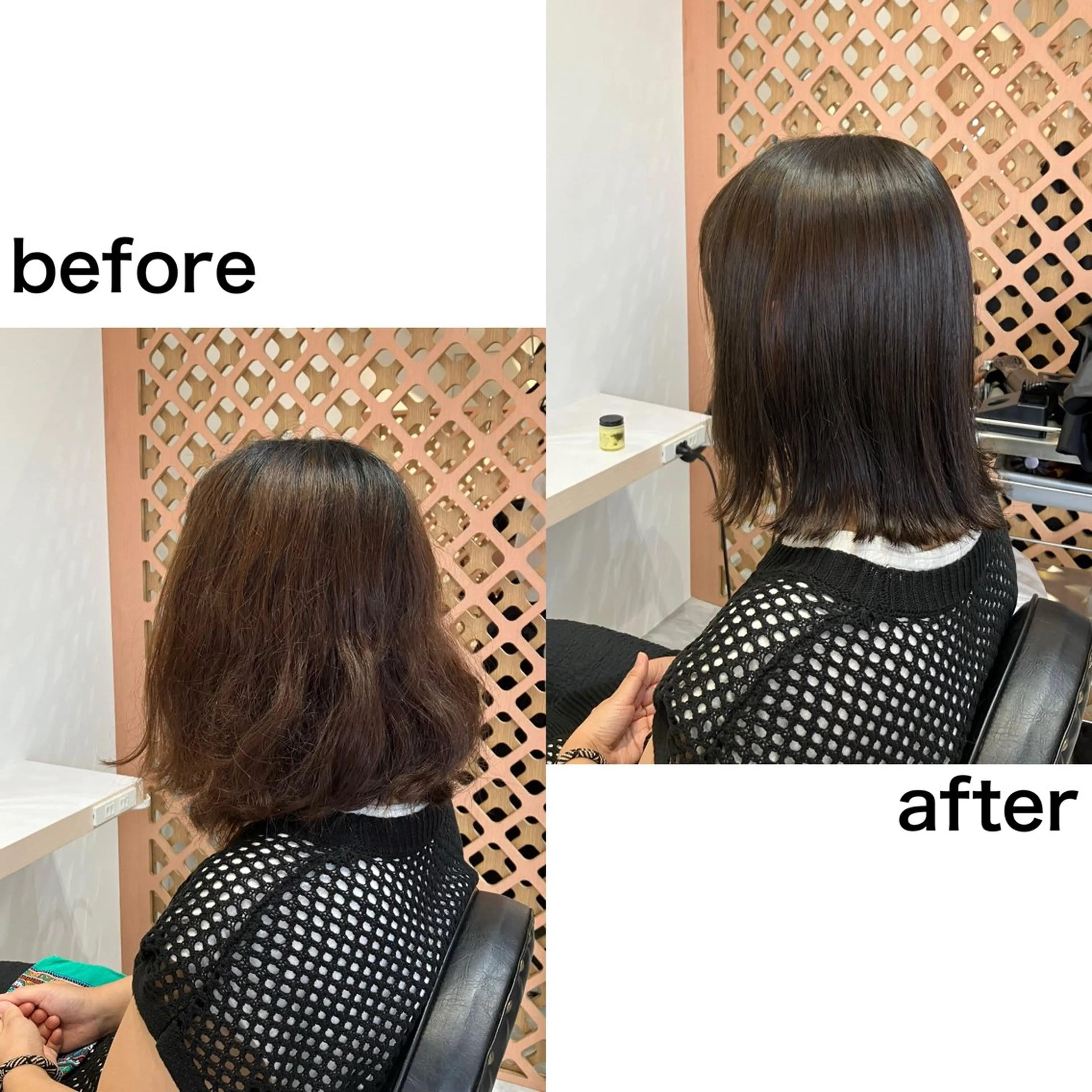 ミディアム パーマ ミディアムパーマ 髪質改善 縮毛矯正 酸性ストレート ストレートパーマ カット 縮毛矯正 川間 将彦のヘアスタイル