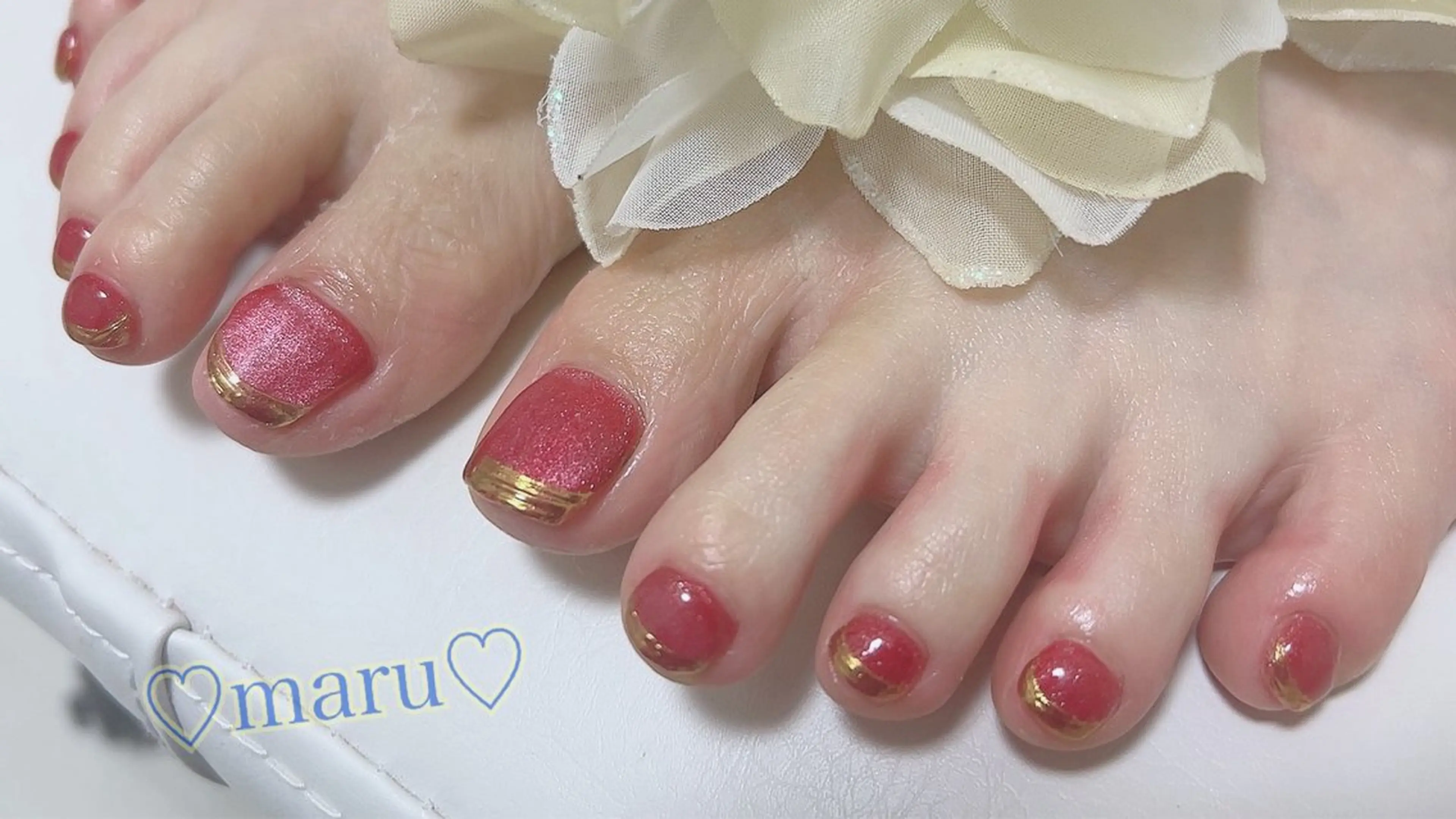 ネイル ハンドネイル フットネイル まるみ ♡のネイルデザイン