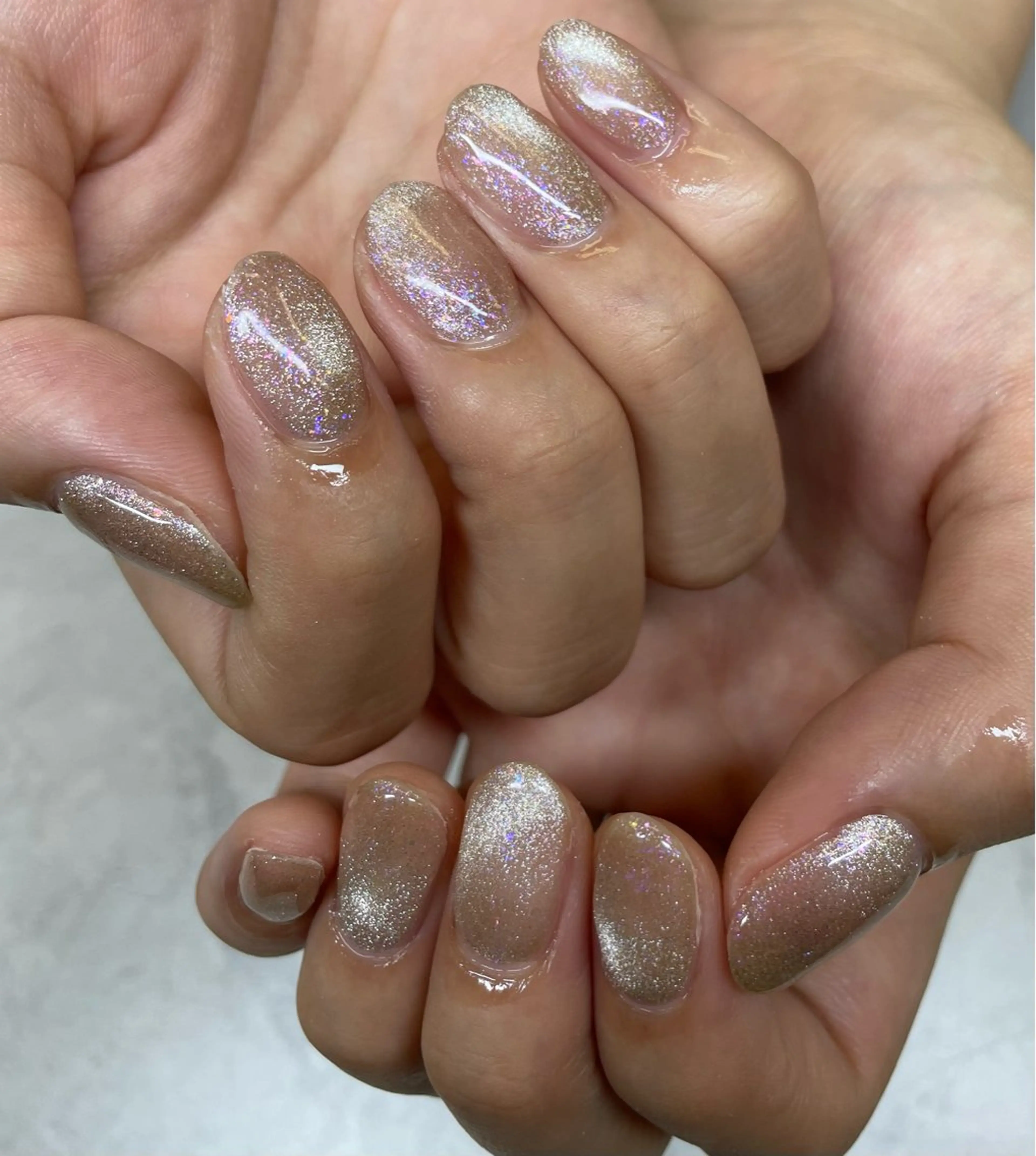 【hand】ミニモ限定🎀フラッシュネイル・マグネットネイルワンカラー(オフ込み)の写真