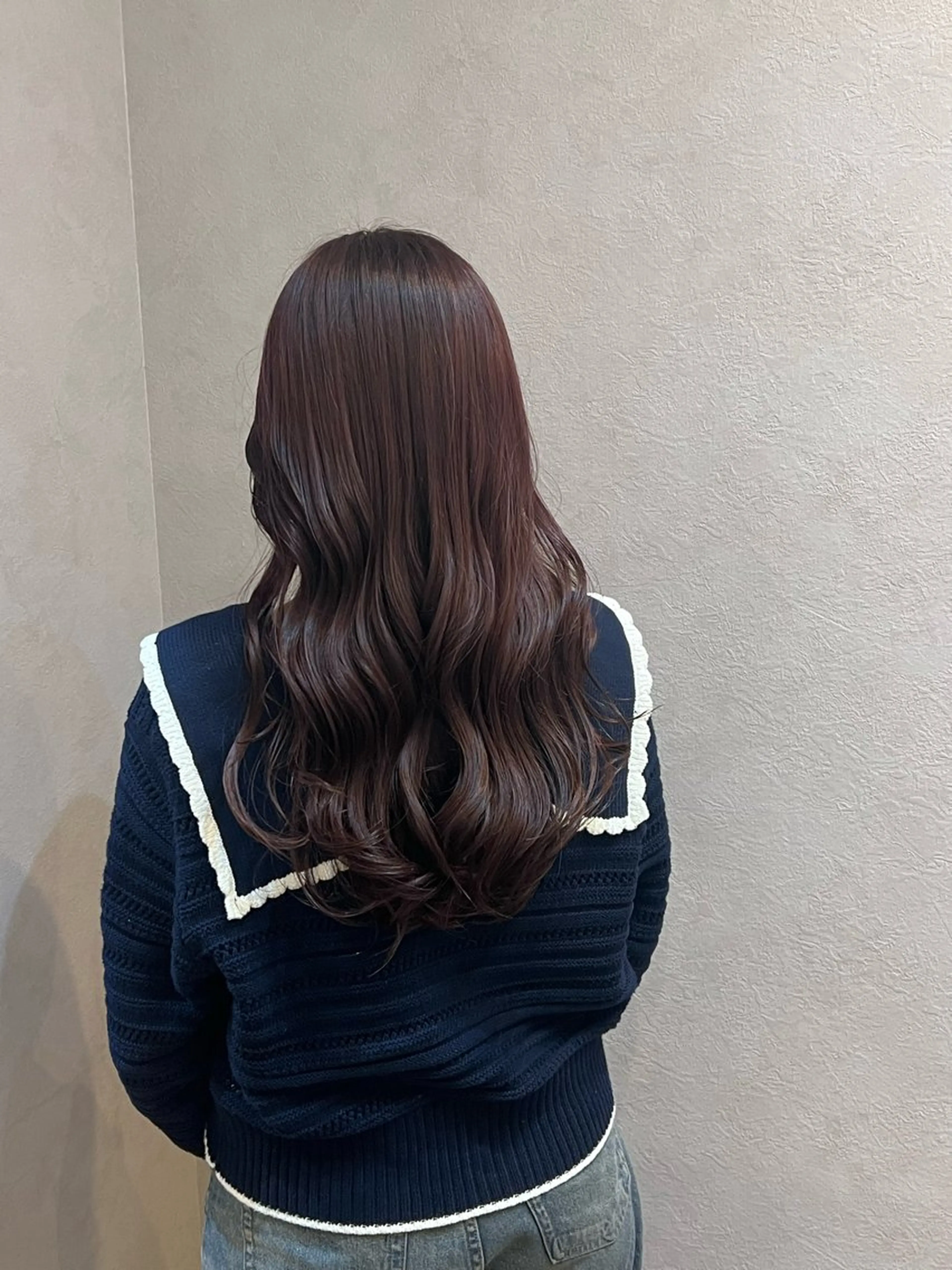 ロング カラー ラベンダーカラー ピンクカラー ピンクラベンダー カット ヘアカラー トリートメント "今"だけでない美髪 KOTOMIのヘアスタイル
