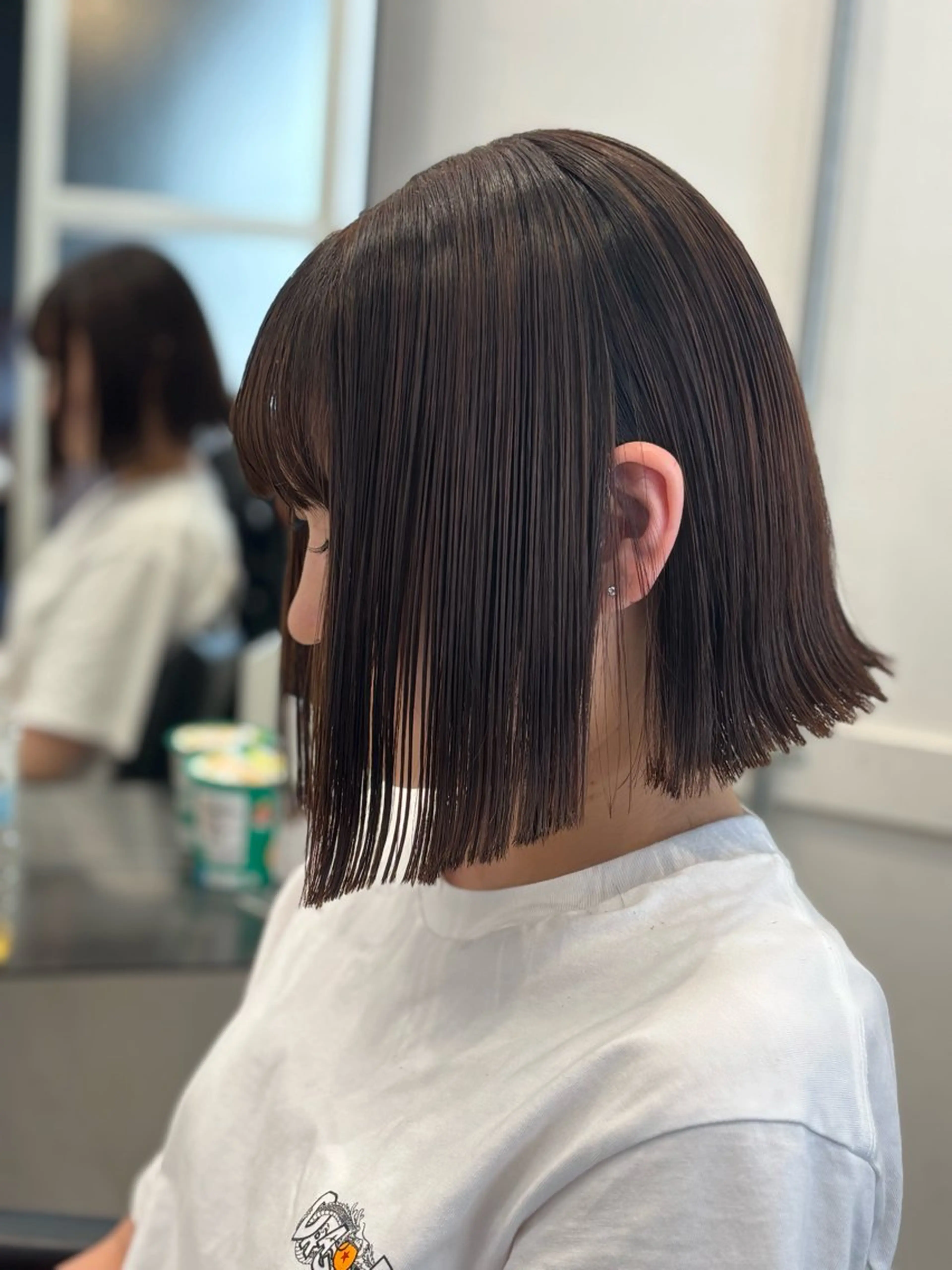 ミディアム カット 縮毛矯正 トリートメント Go   Today シェアサロン　横浜店所属・【ただの天才 🎨】のヘアスタイル