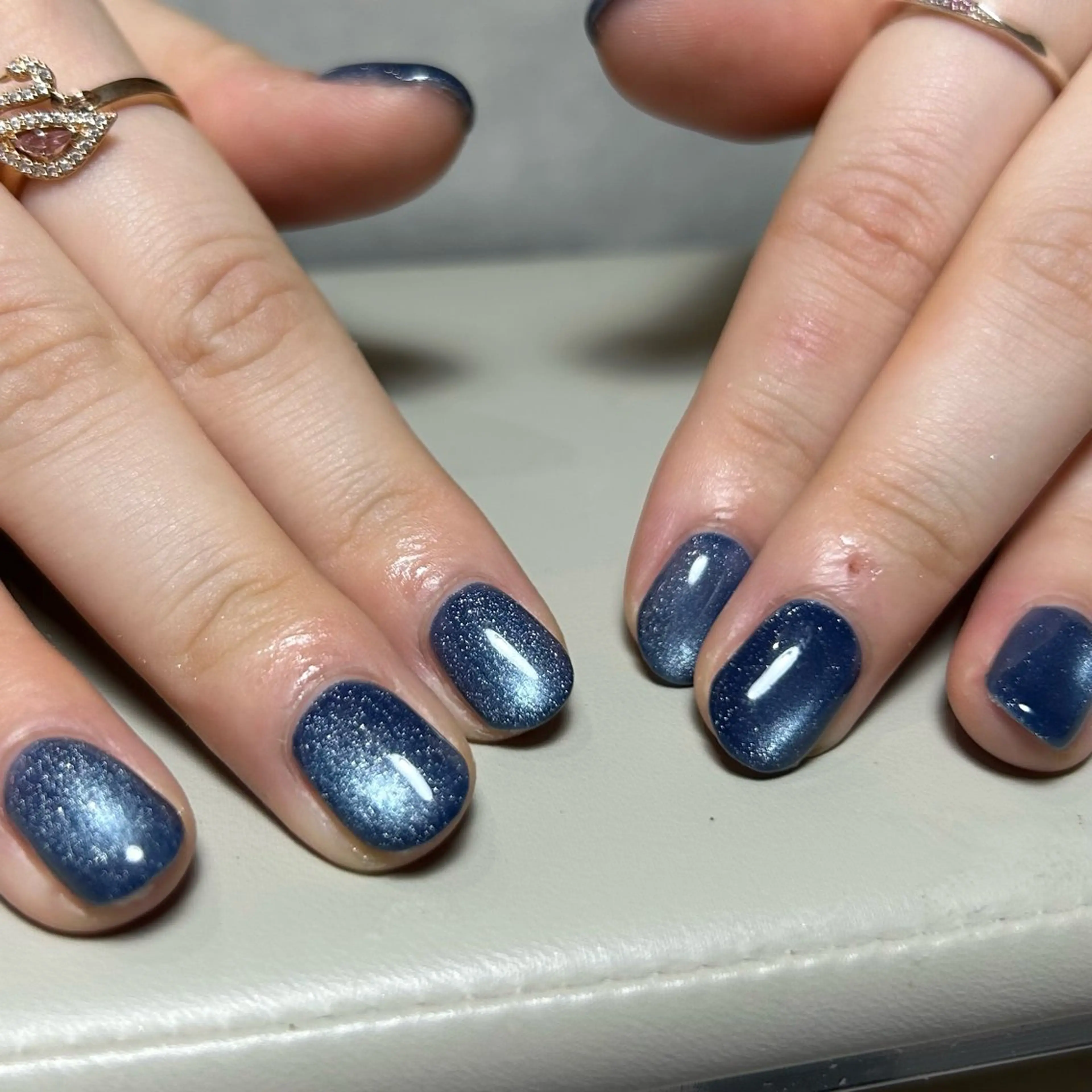 ネイル 氷ネイル・うるうるネイル マグネットネイル Etel atelier.のネイルデザイン