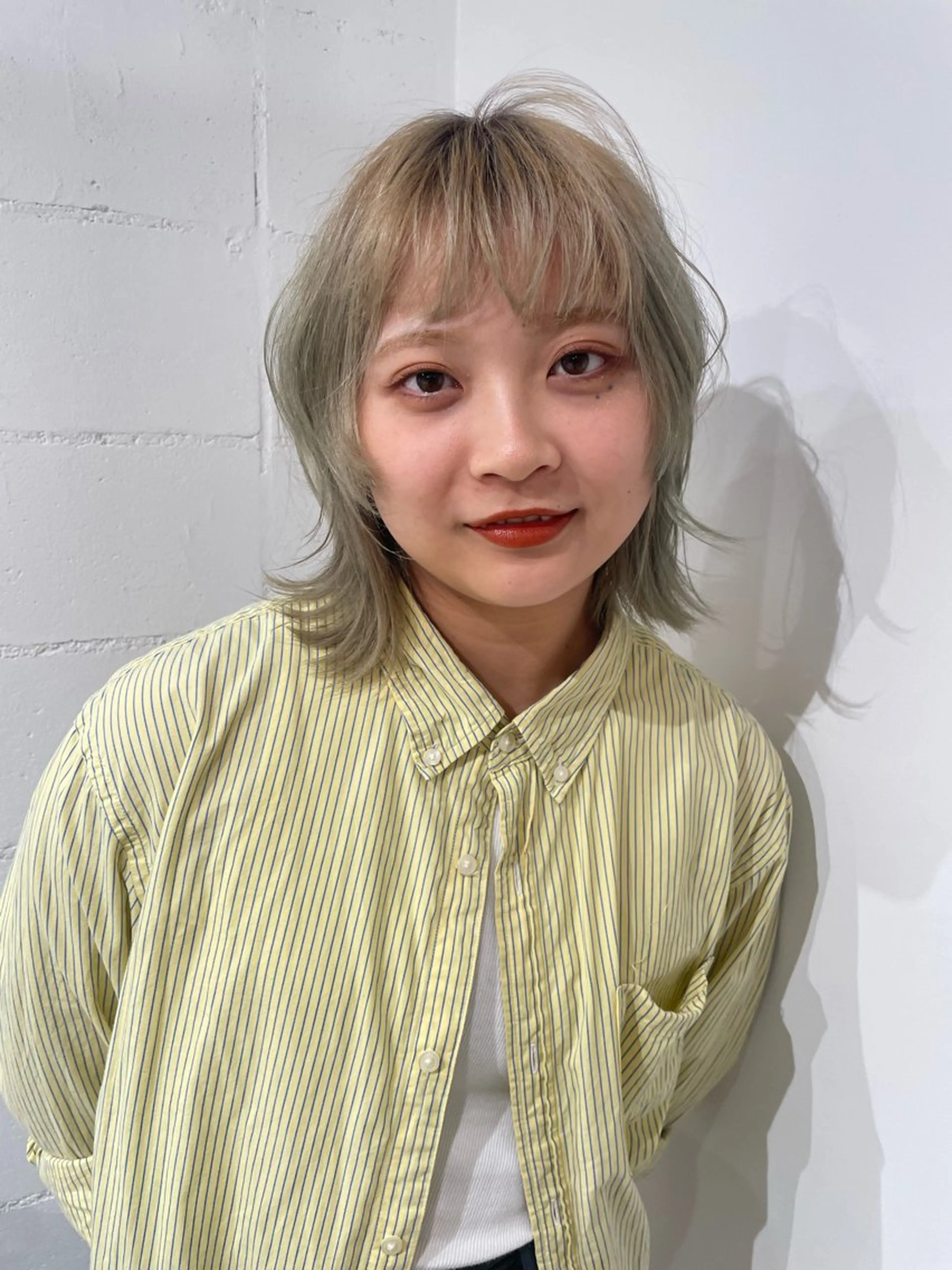 ミディアム ショートボブ /綾華のヘアスタイル