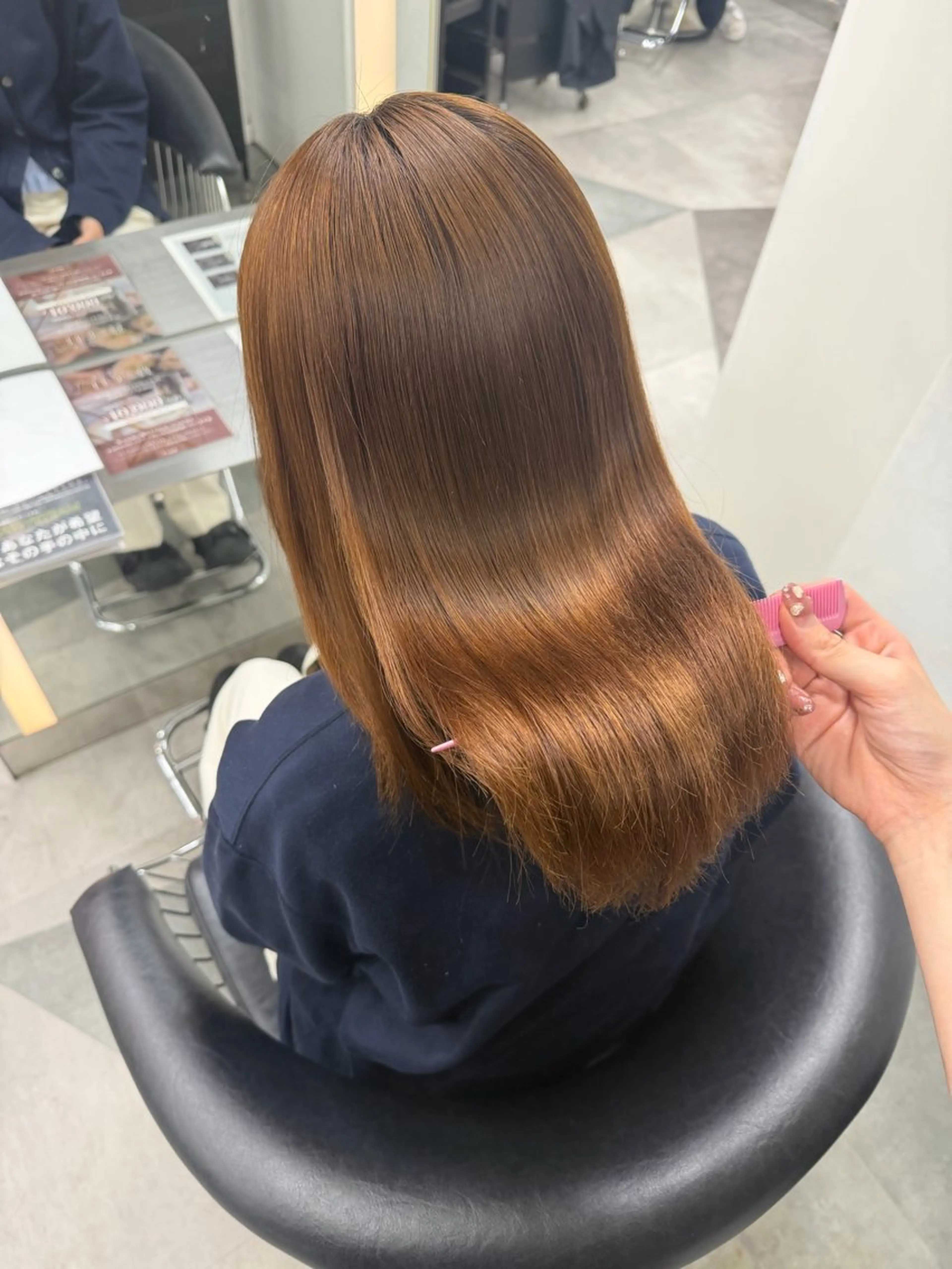 ロング 縮毛矯正 トリートメント Lond  vallee 渋谷店所属・髪質改善/縮毛矯正 /艶カラー/瑞月🌙のヘアスタイル