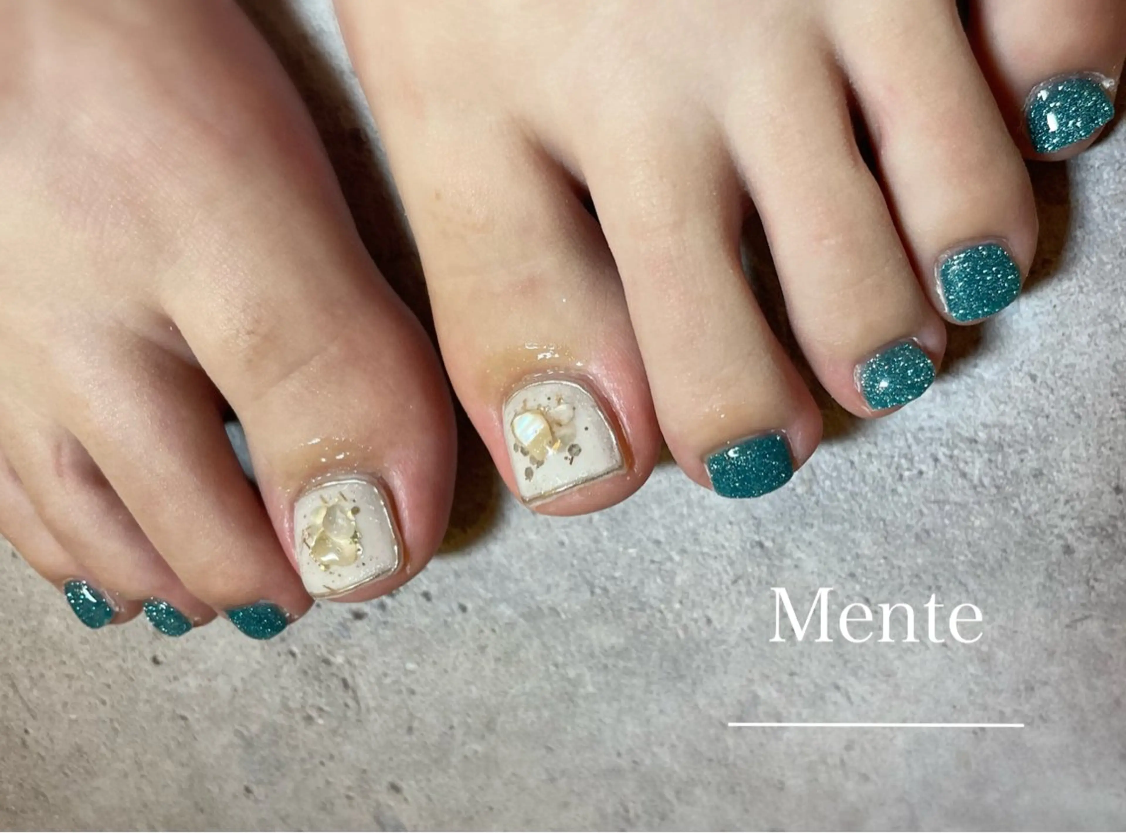 ネイル フットネイル Nail room 【Mente】のネイルデザイン