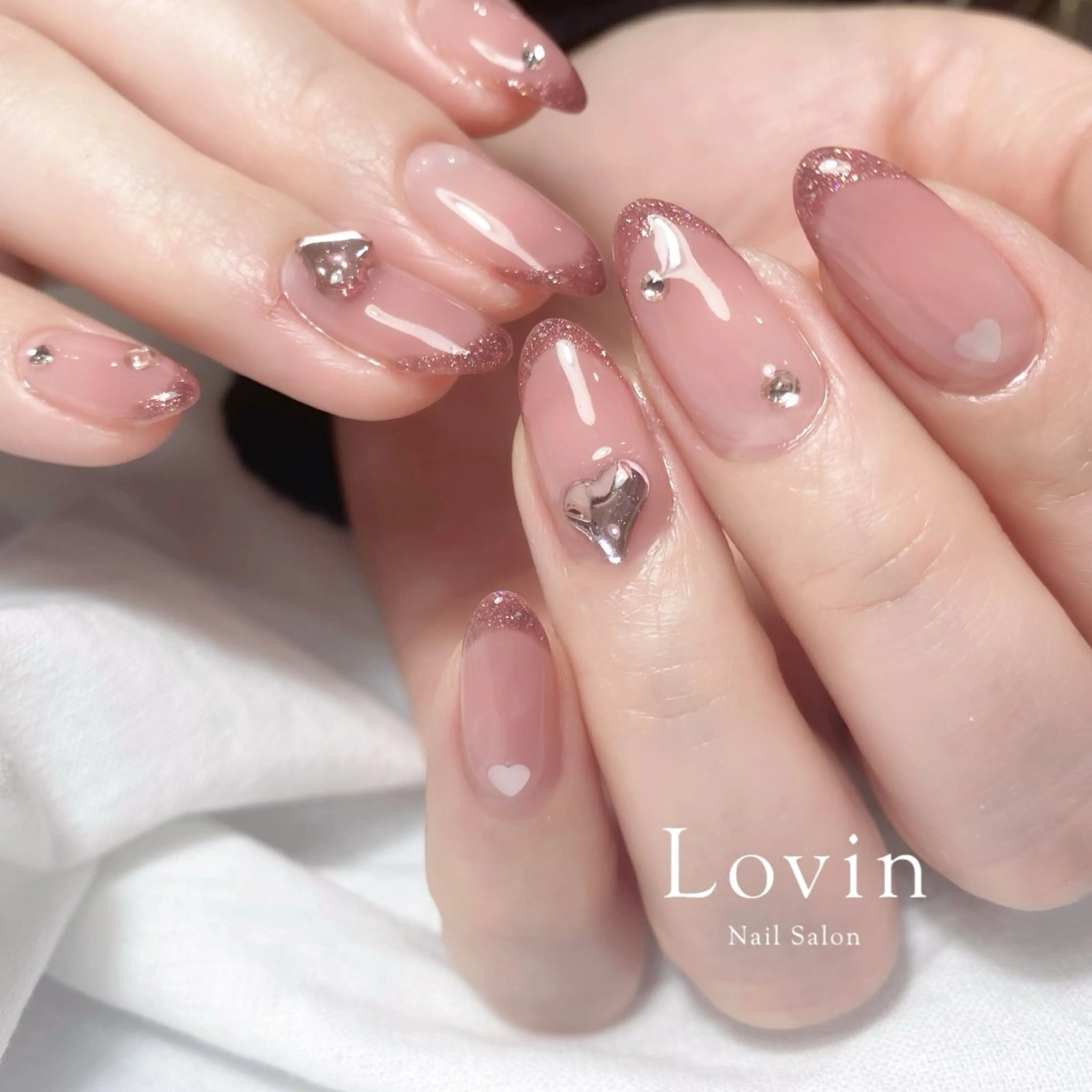 【パラジェル】フレンチ♡ご新規限定♡定価¥9900▶︎¥8000の写真