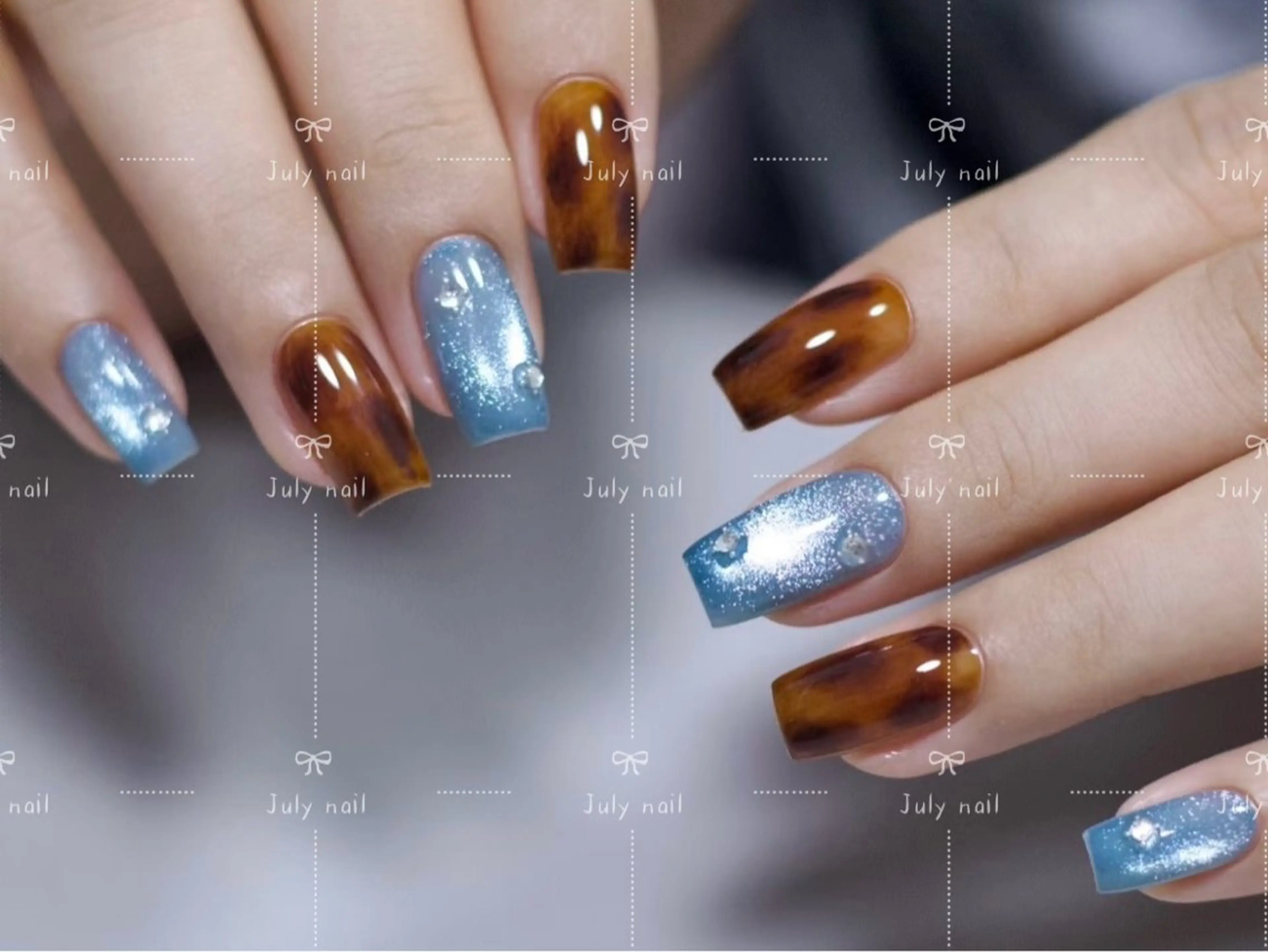 ネイル アートネイル カジュアル クリアネイル 長さ出し フラッシュネイル ハンドネイル July.nail ジュライ ネイルのネイルデザイン