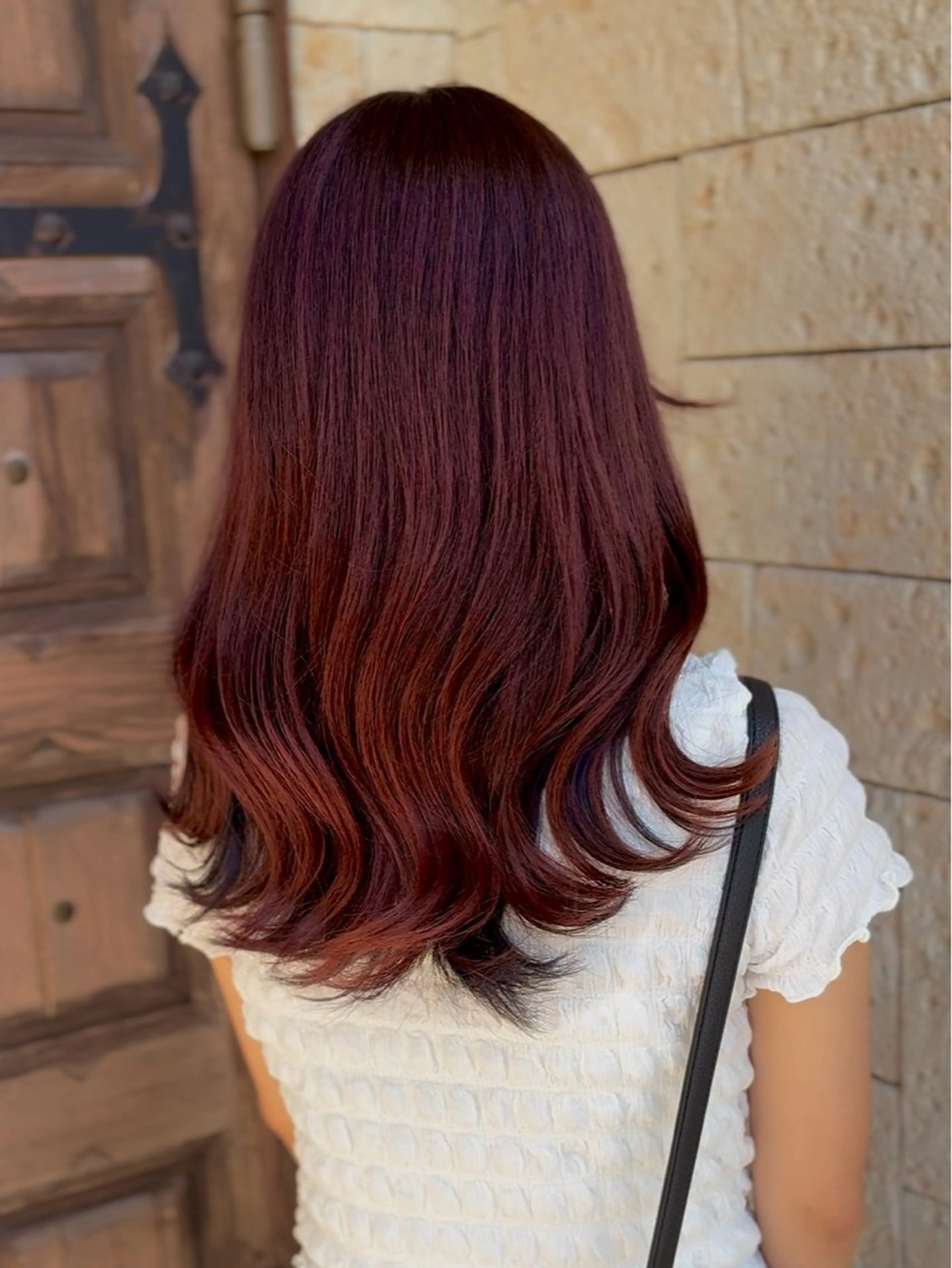 セミロング カット ヘアカラー トリートメント 井内 亮次のヘアスタイル