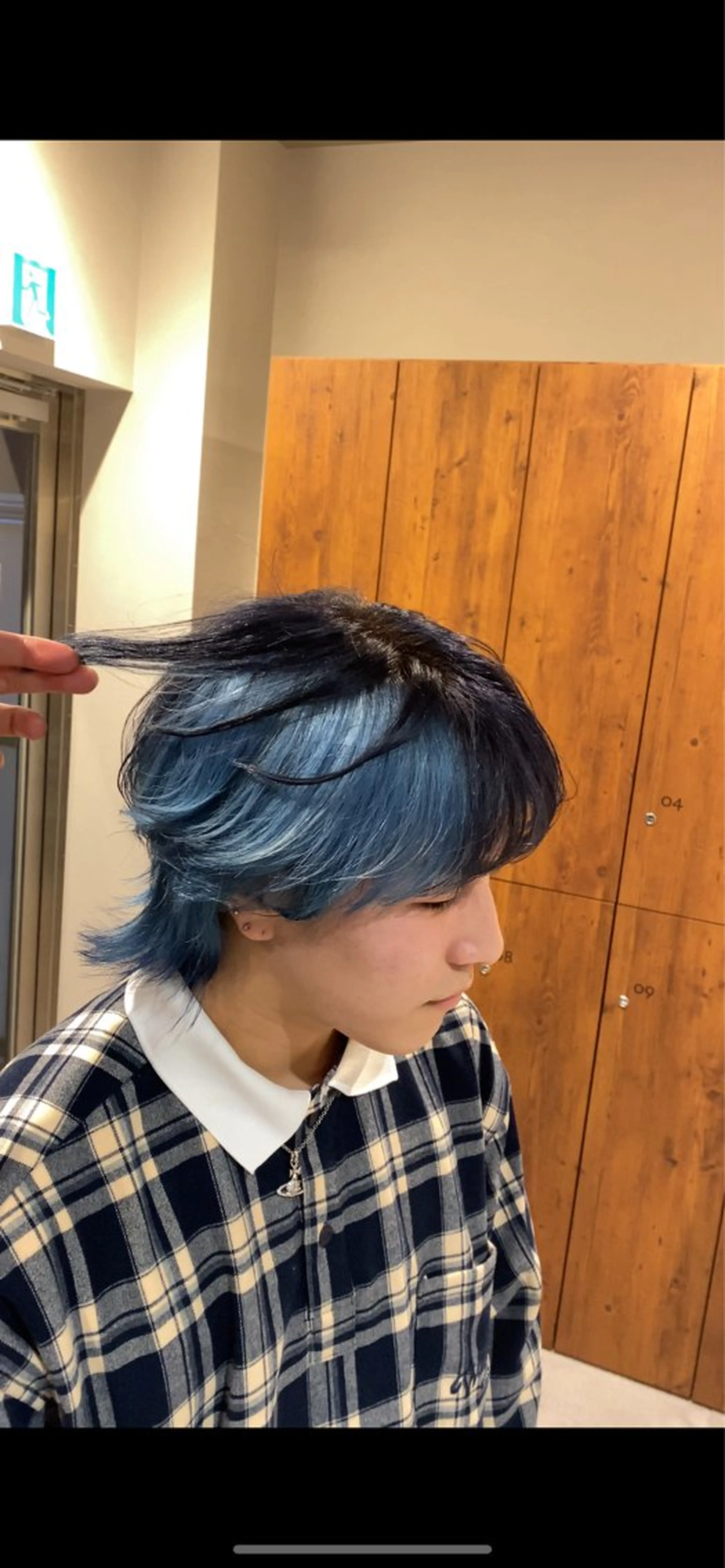 メンズ 透明感ブリーチ/ メンズパーマのヘアスタイル